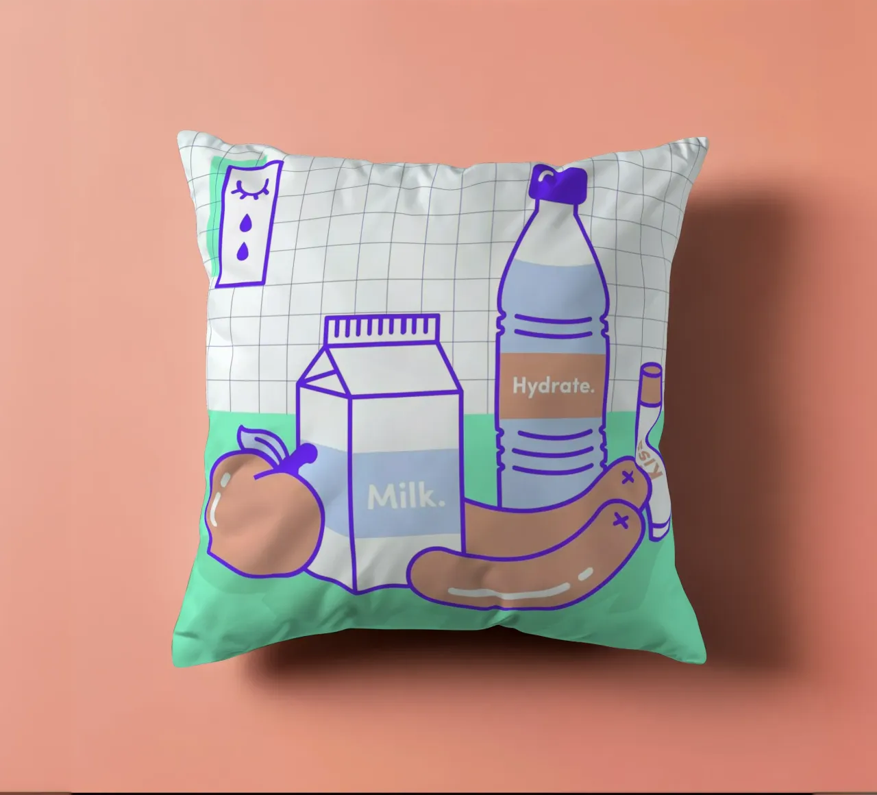 Peachy Objects cuscino da Rachel Peck