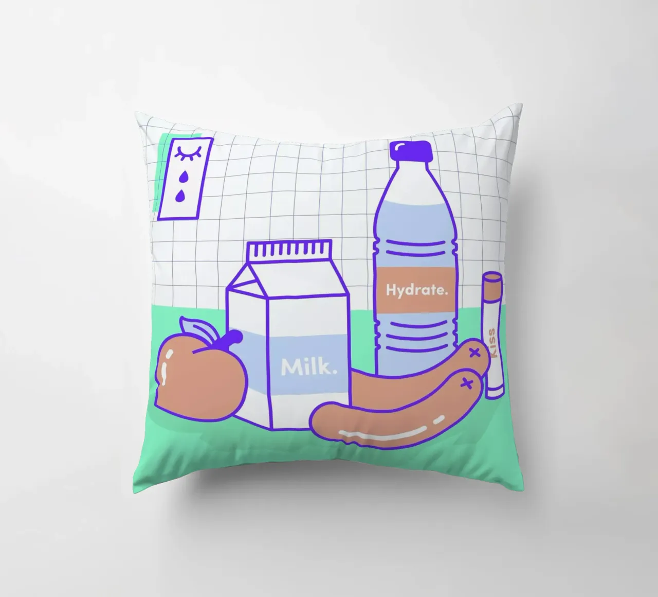 Peachy Objects kussen van Rachel Peck