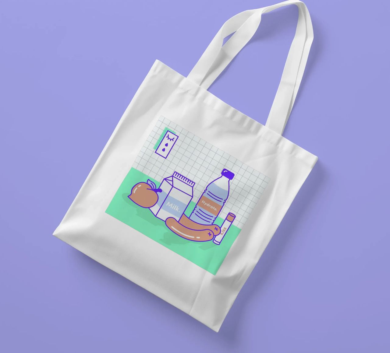 Peachy Objects borsa in juta da Rachel Peck