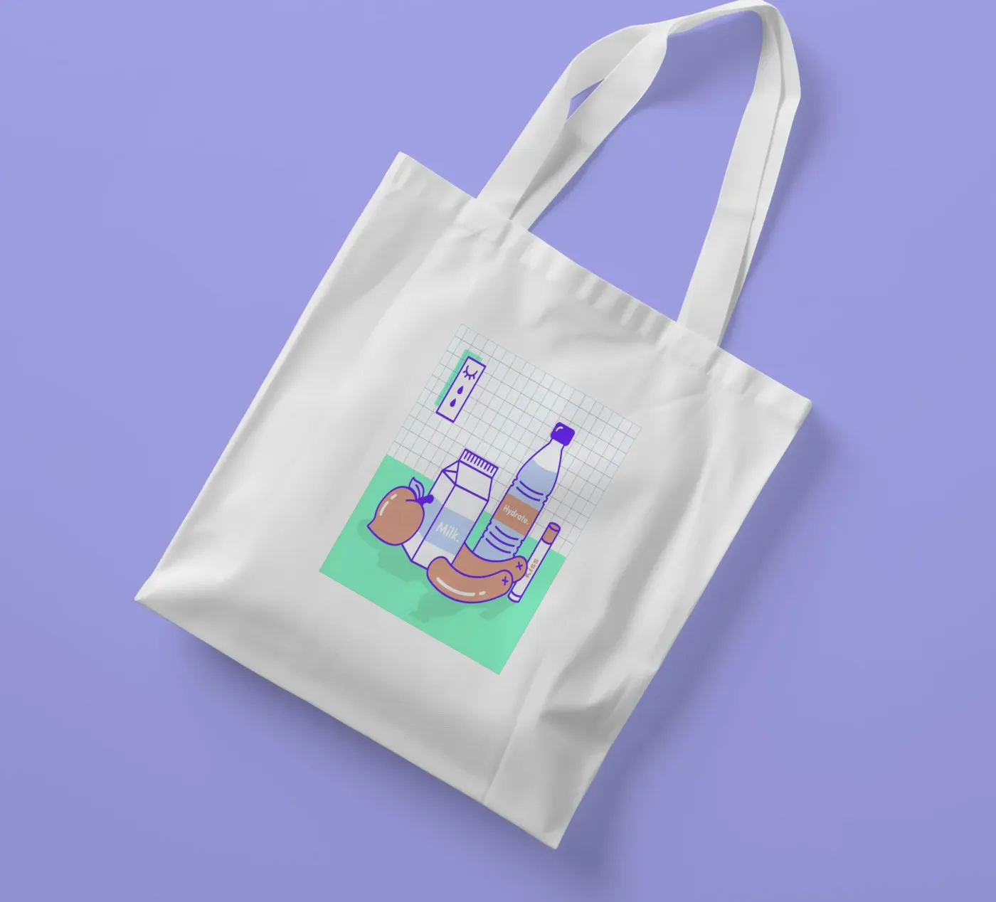 Peachy Objects tote bag by Rachel Peck