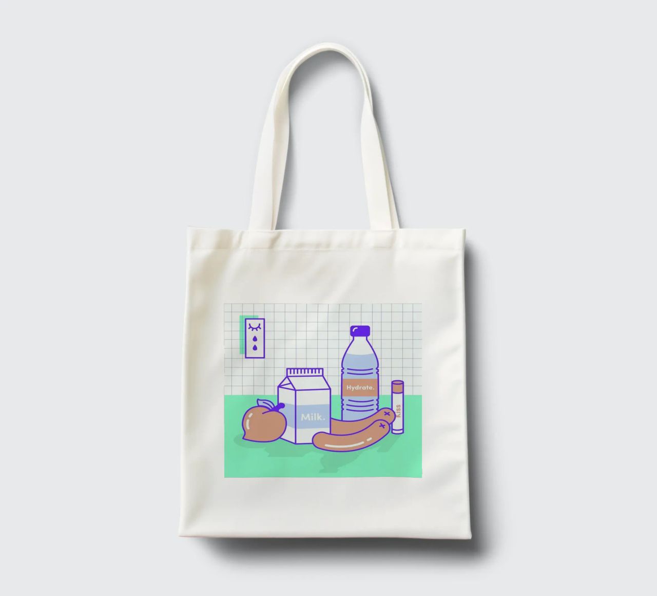 Peachy Objects borsa in juta da Rachel Peck