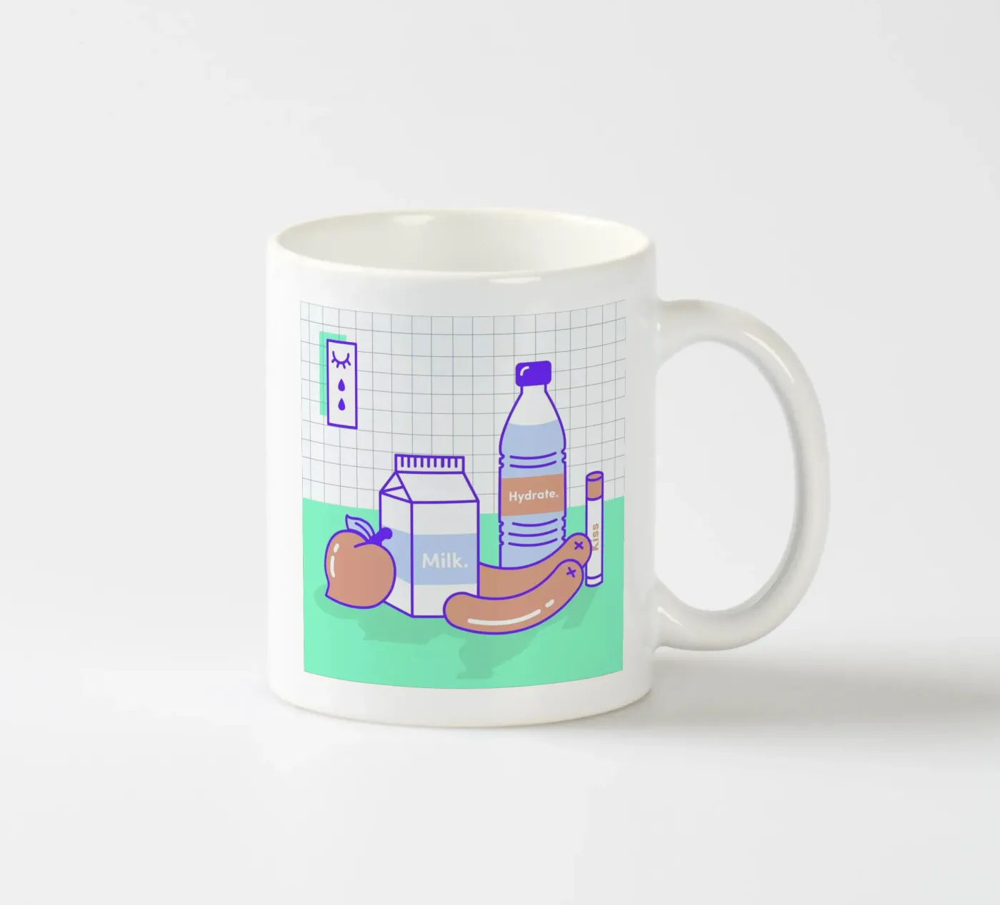 Peachy Objects ceramic mug by Rachel Peck