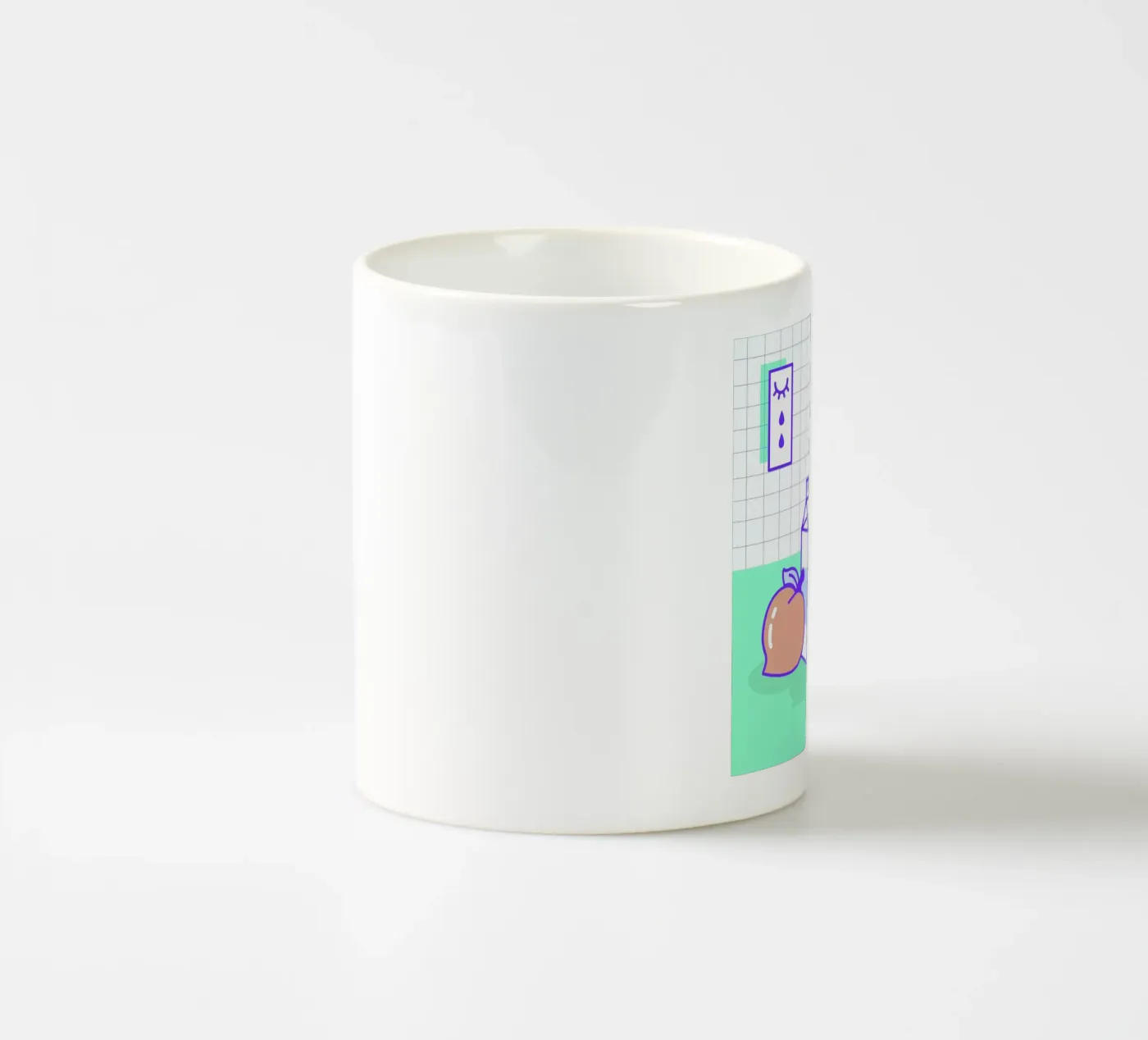 Peachy Objects ceramic mug by Rachel Peck