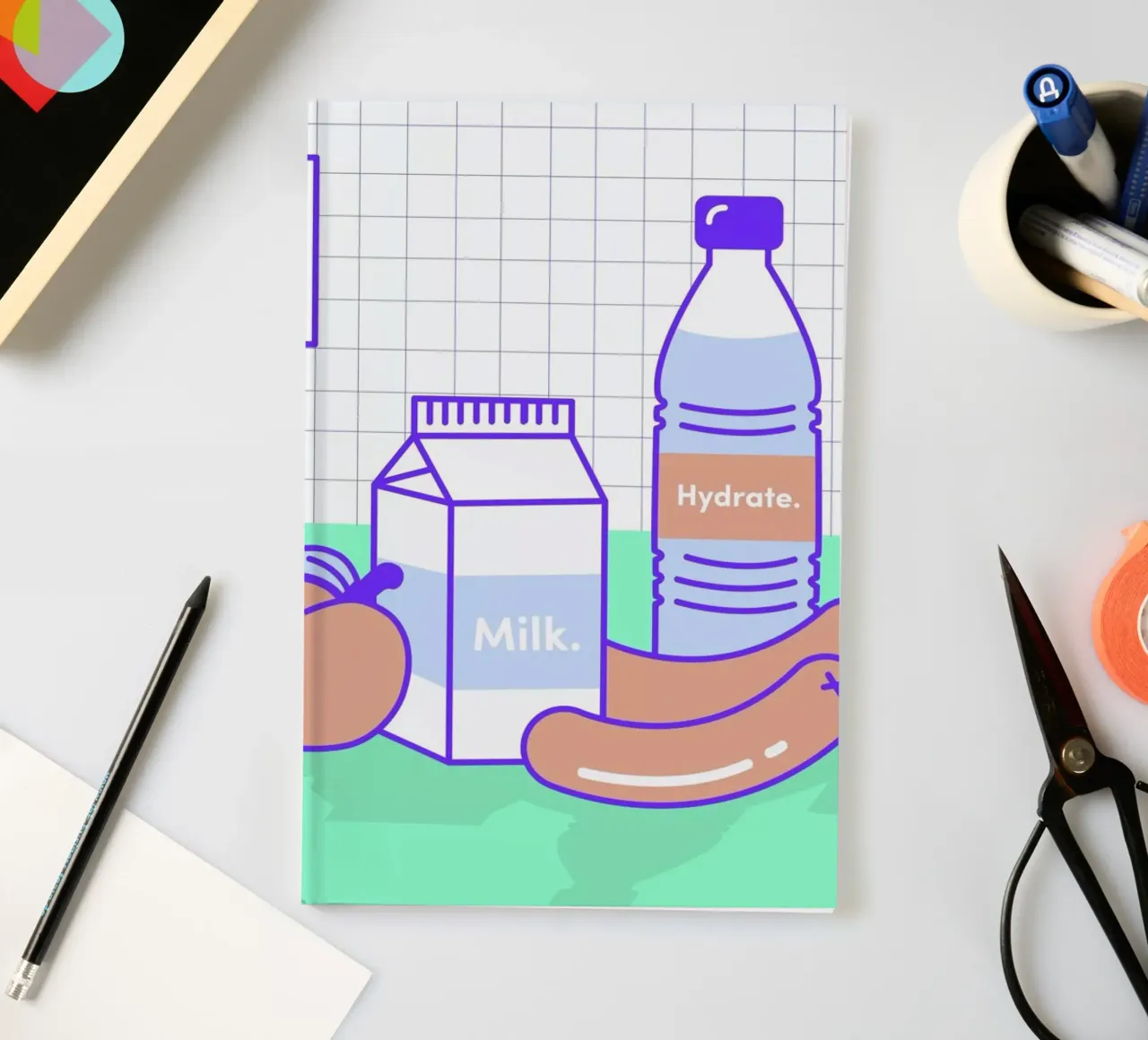 Peachy Objects notebook by Rachel Peck