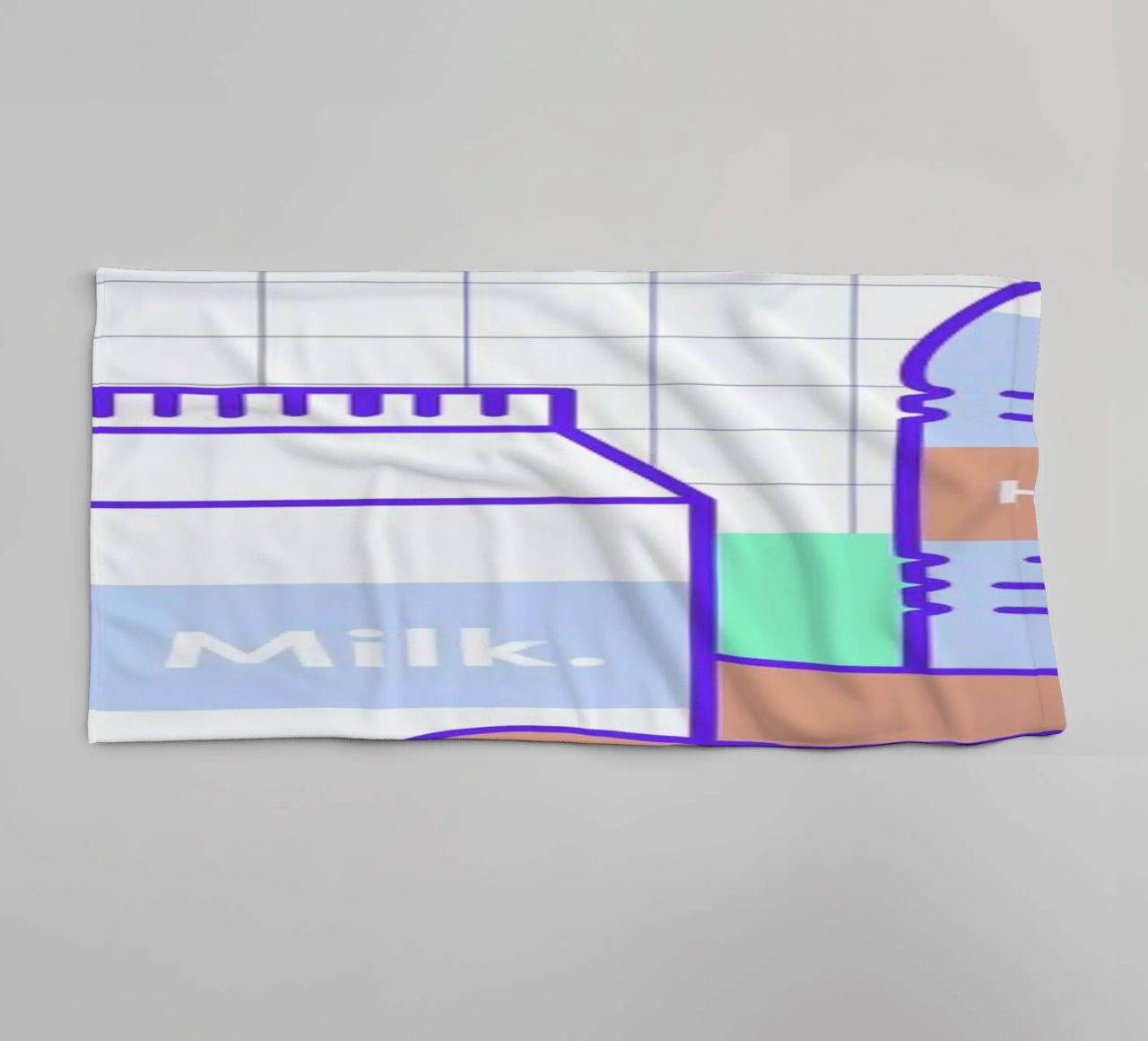 Peachy Objects asciugamano da bagno da Rachel Peck