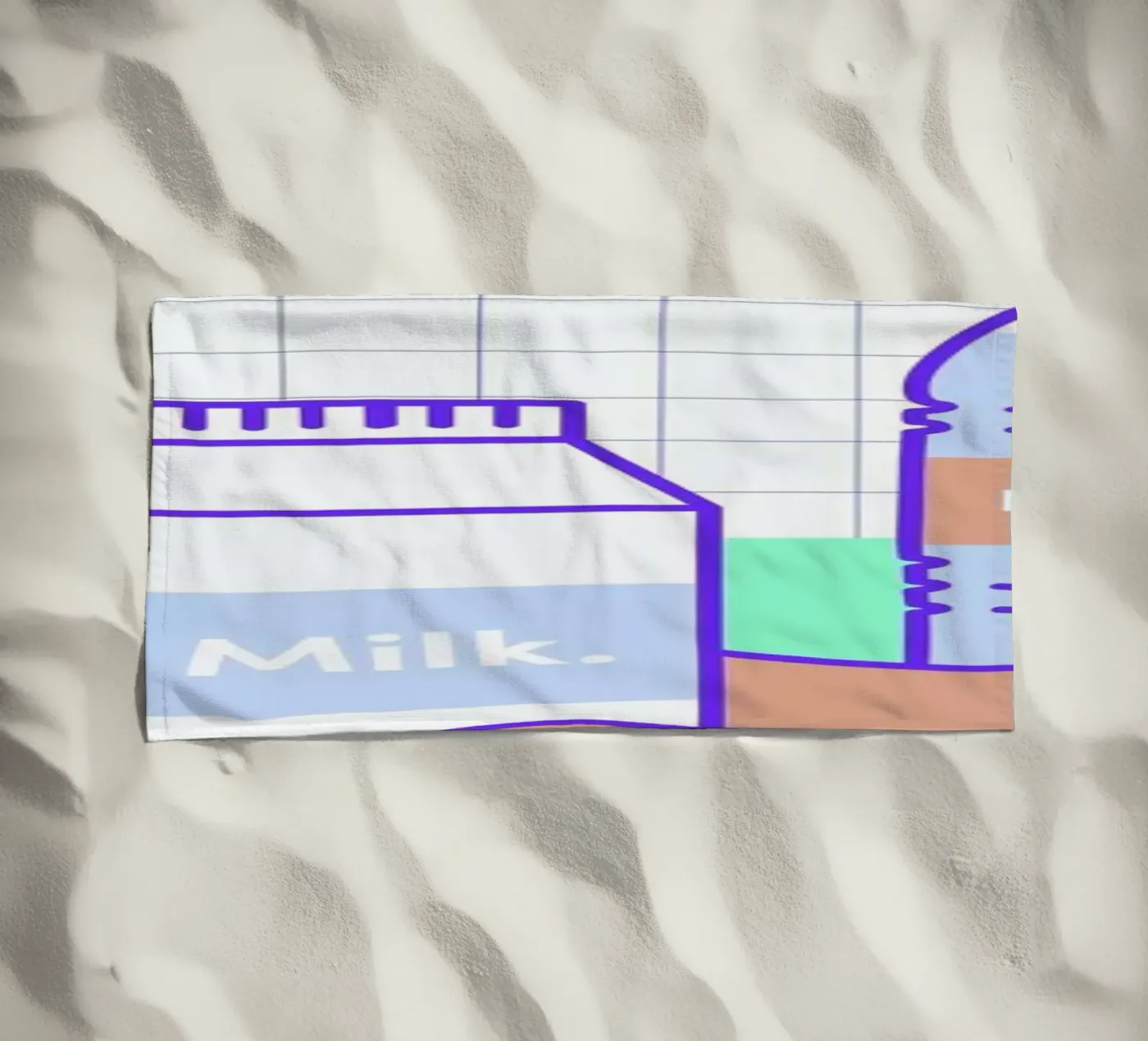 Peachy Objects strandhanddoek van Rachel Peck