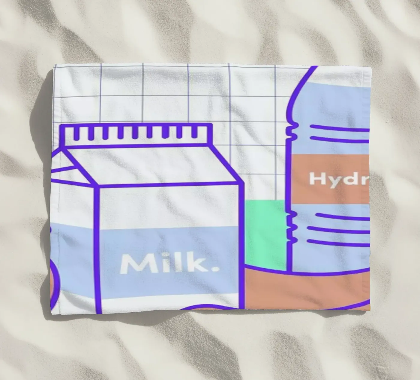 Peachy Objects strandhanddoek van Rachel Peck