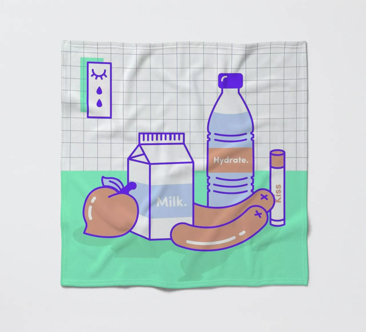 Peachy Objects coperta in pile da Rachel Peck