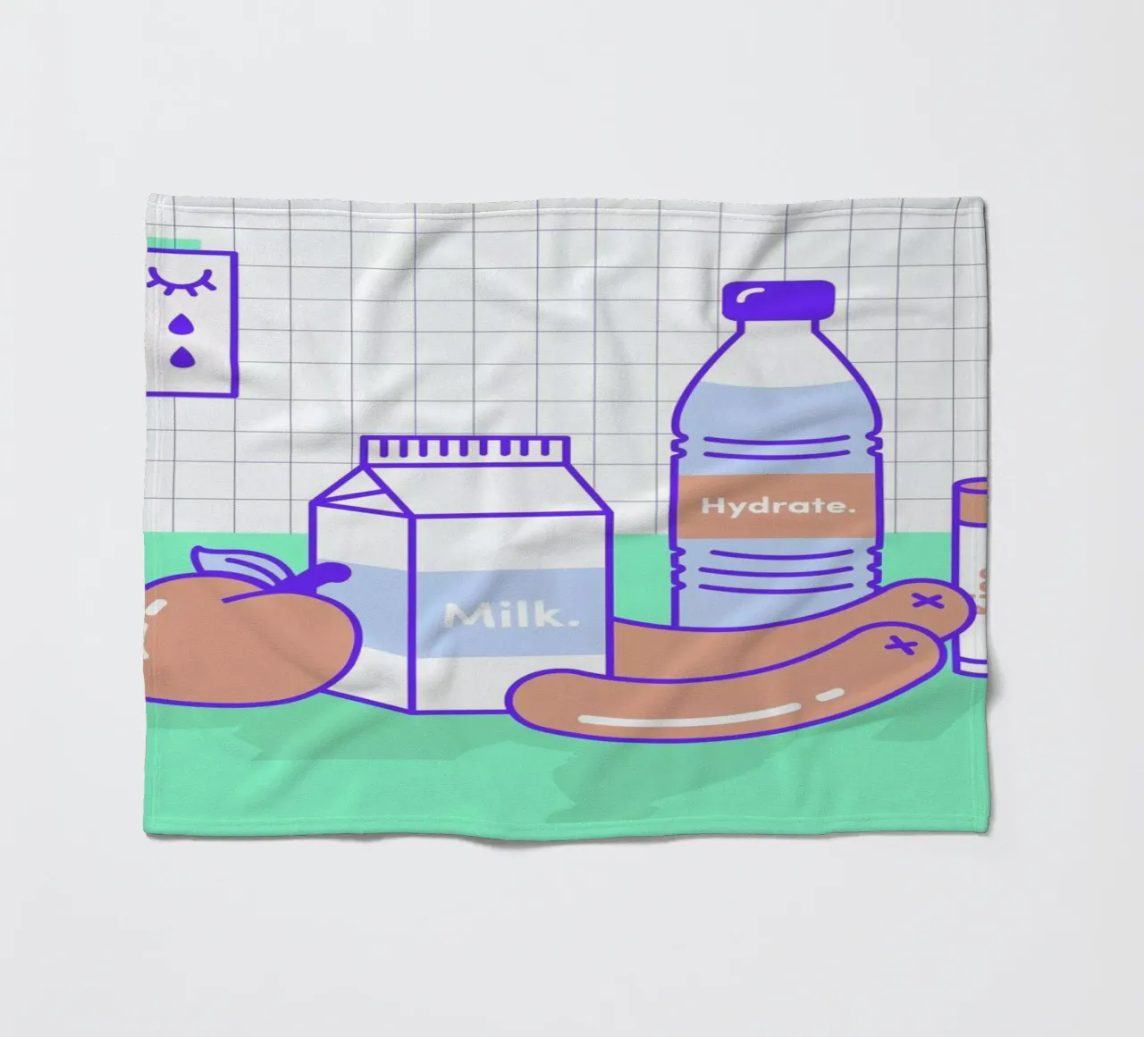 Peachy Objects coperta in pile da Rachel Peck