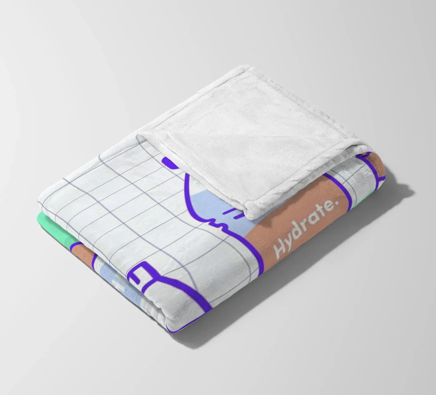 Peachy Objects Fleecedecke von Rachel Peck