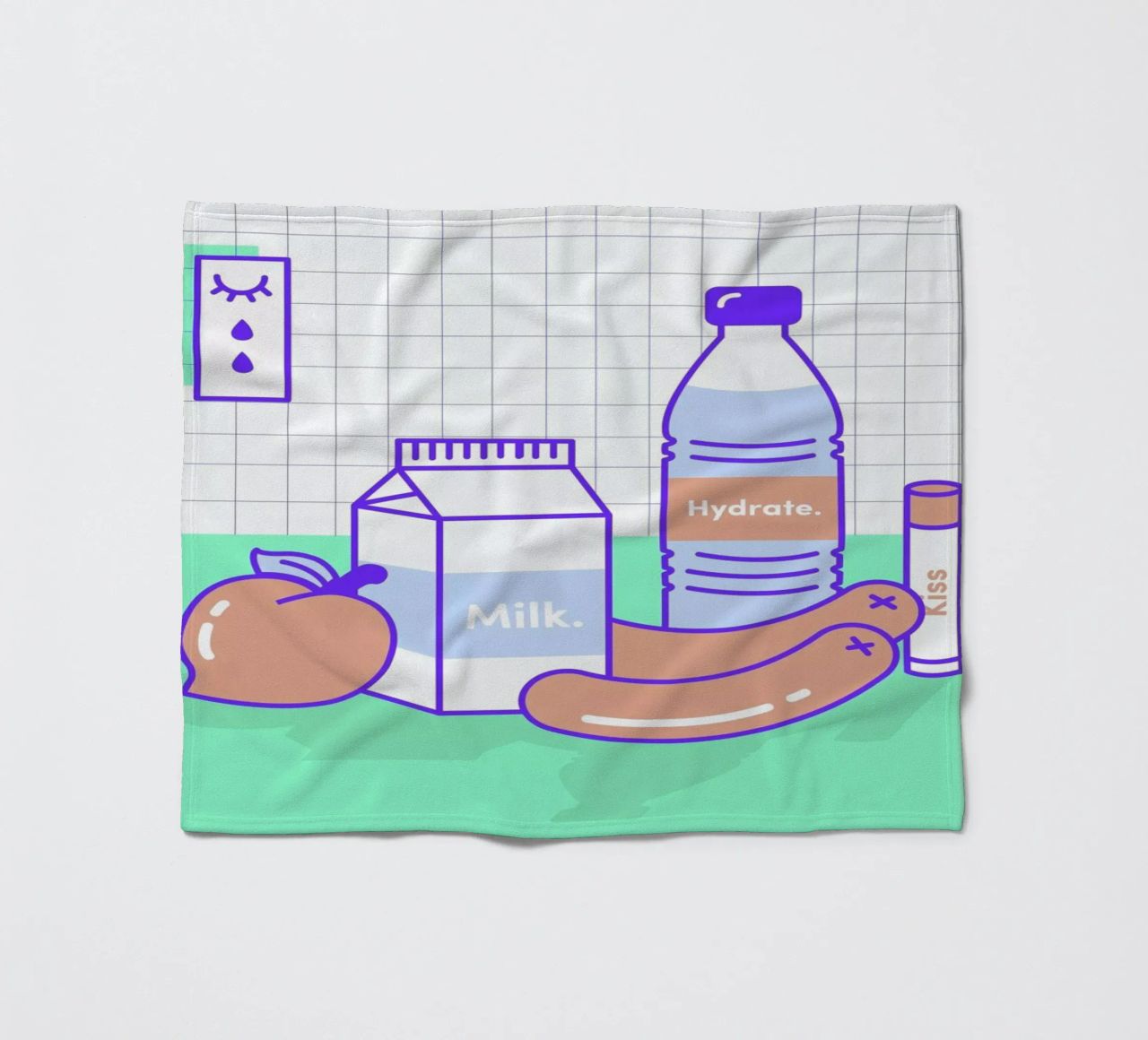 Peachy Objects coperta in pile da Rachel Peck