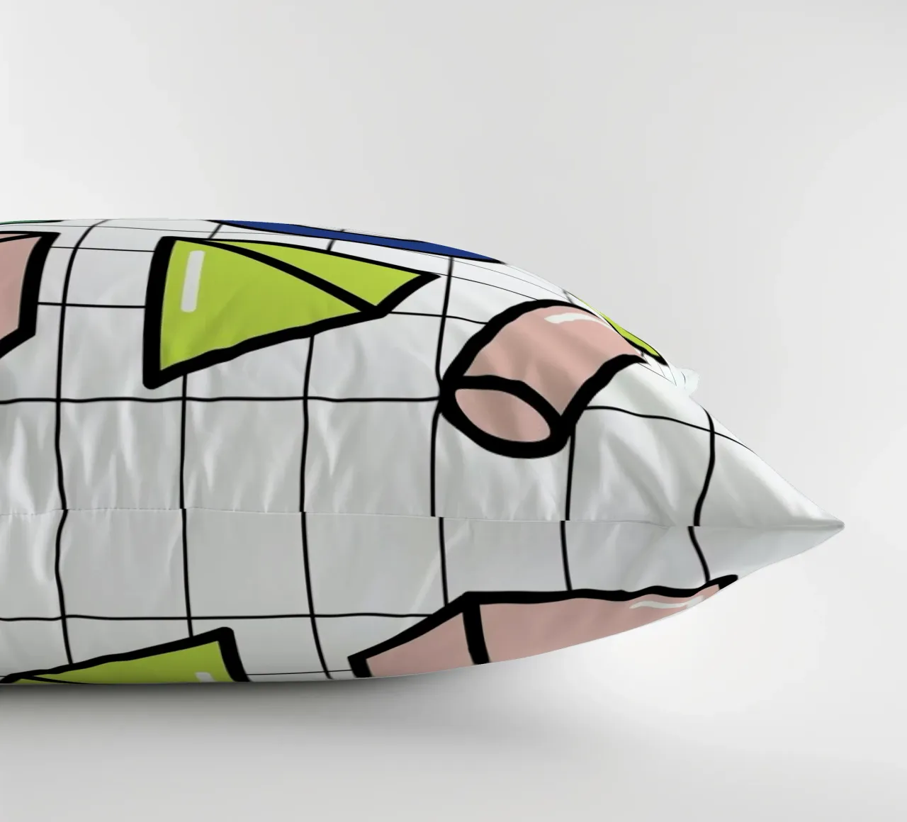 Shapes On A Grid cuscino da Rachel Peck