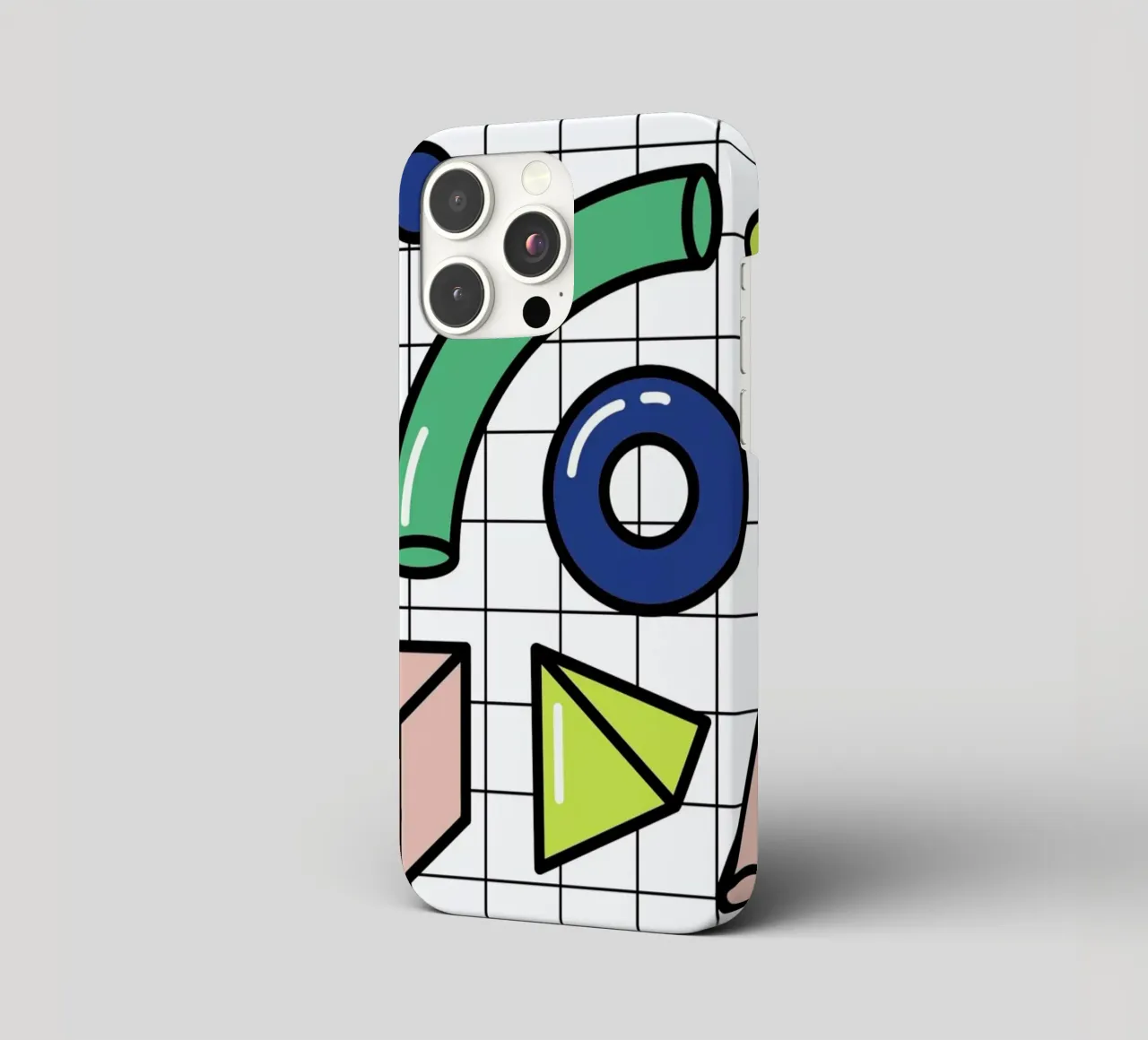 Shapes On A Grid cover iphone da Rachel Peck