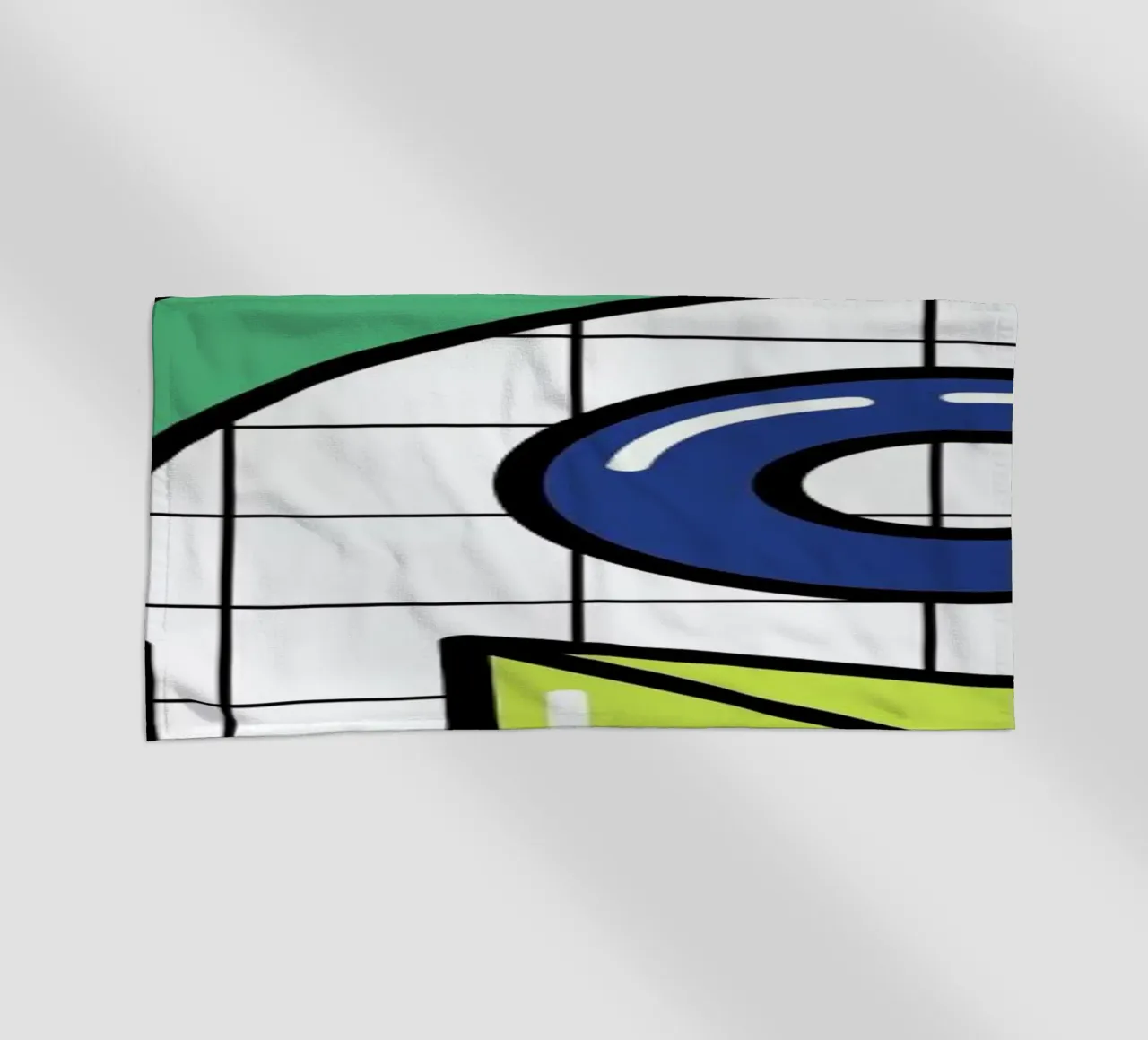 Shapes On A Grid telo mare da Rachel Peck