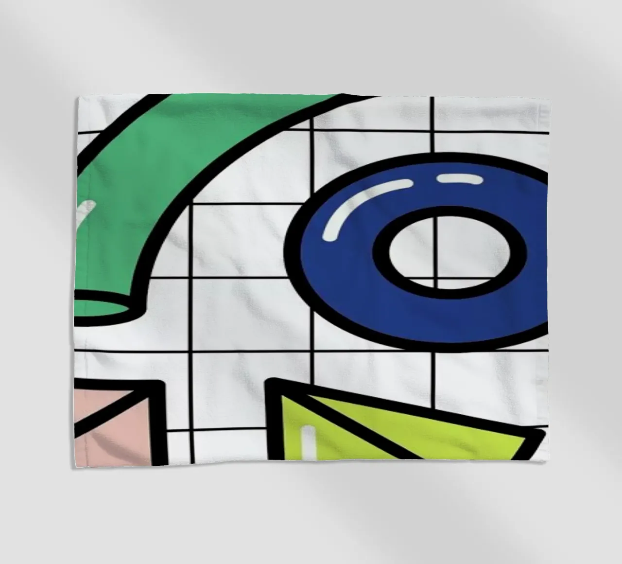 Shapes On A Grid telo mare da Rachel Peck