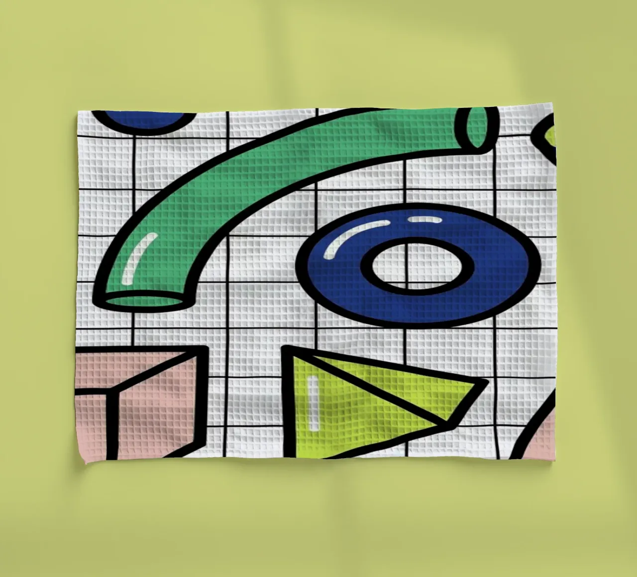 Shapes On A Grid torchon de Rachel Peck