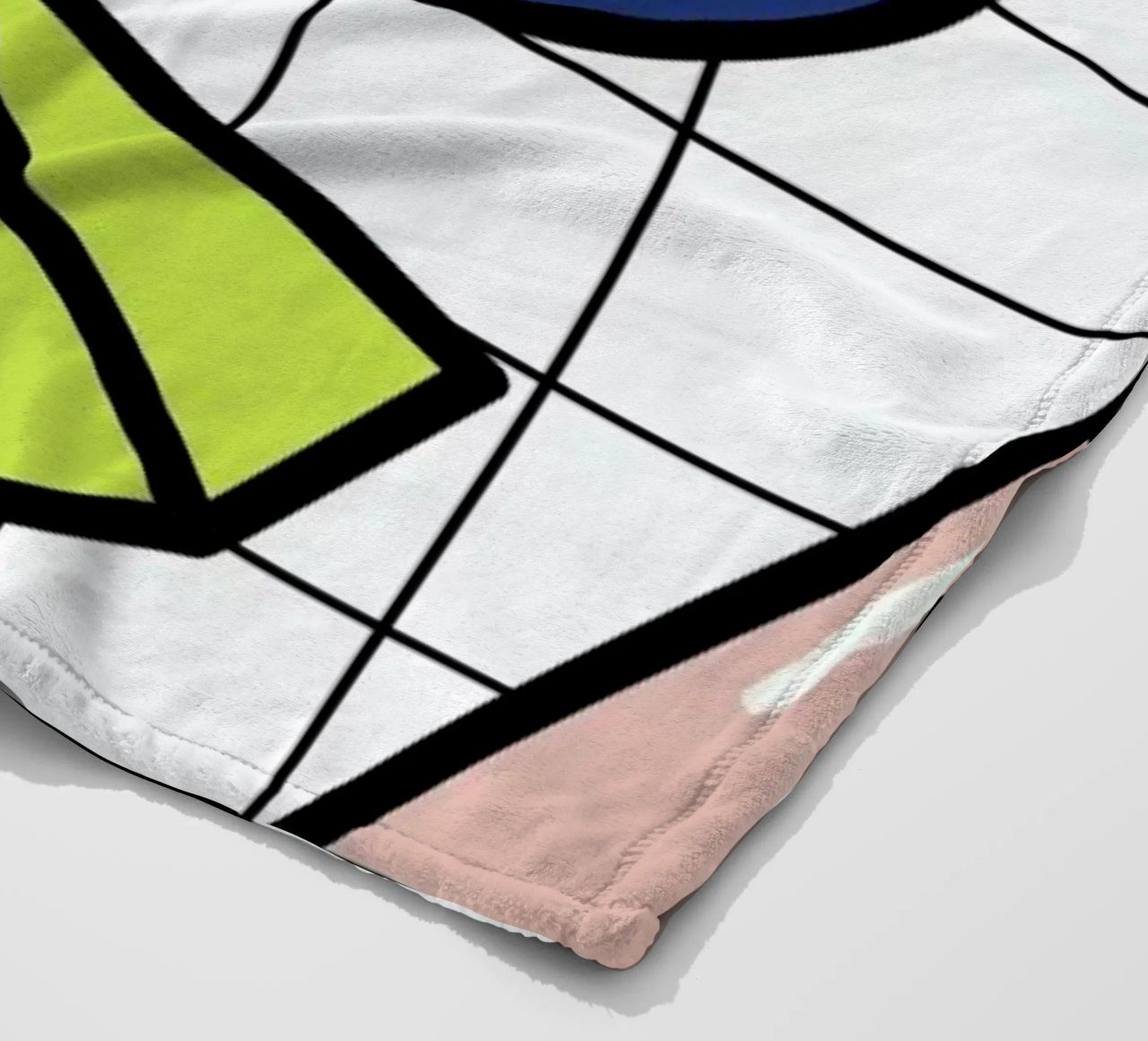 Shapes On A Grid coperta in pile da Rachel Peck