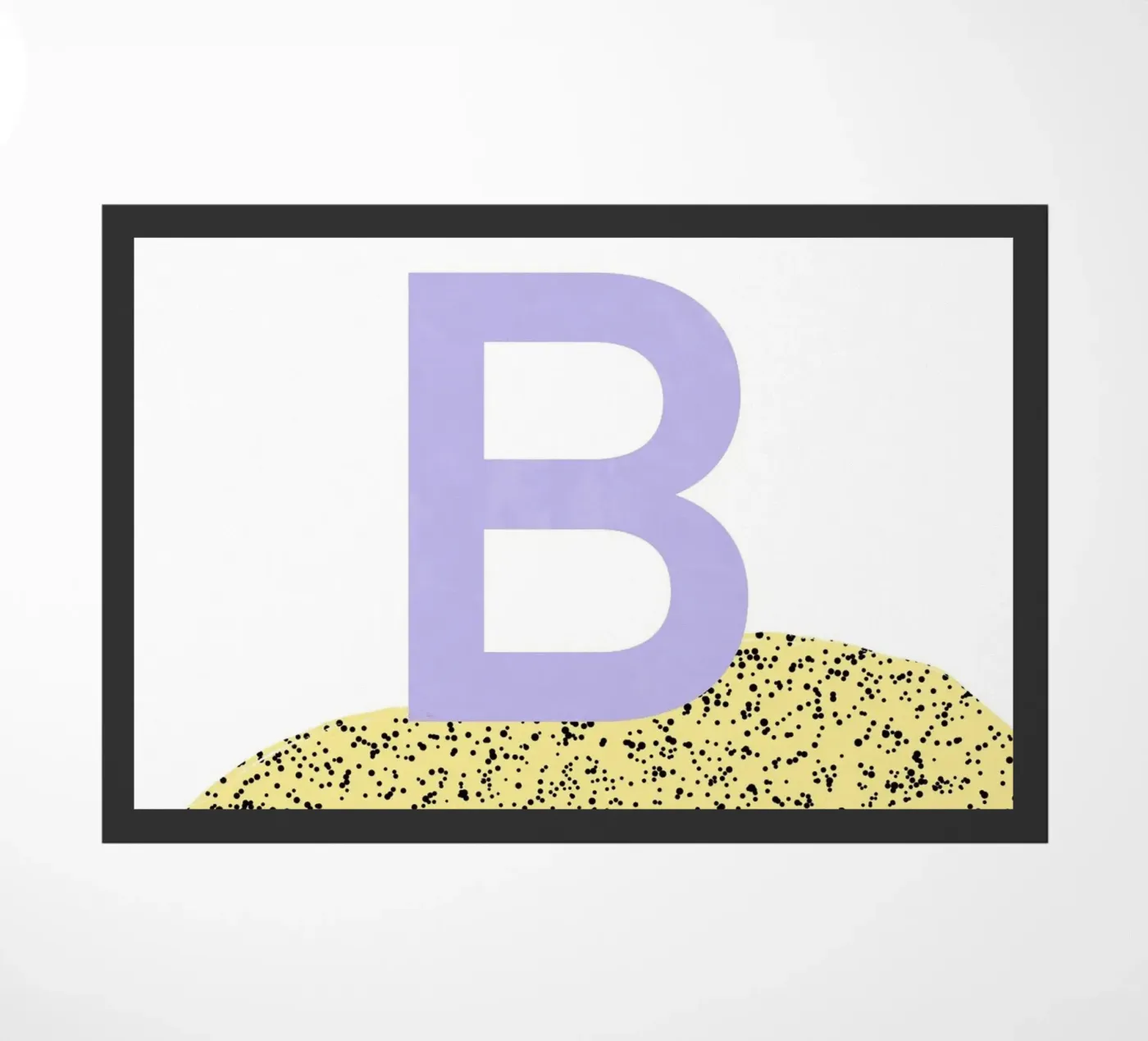 B doormat by Studio ROSAGRAU