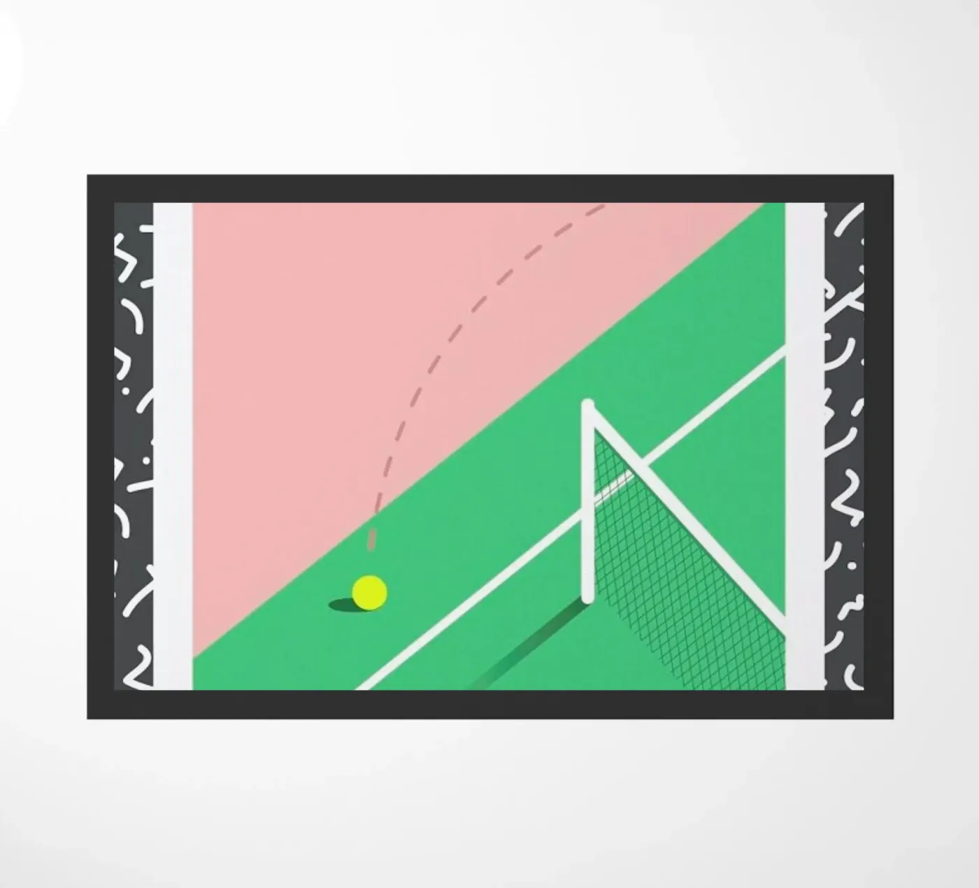 That's Out doormat by Rachel Peck