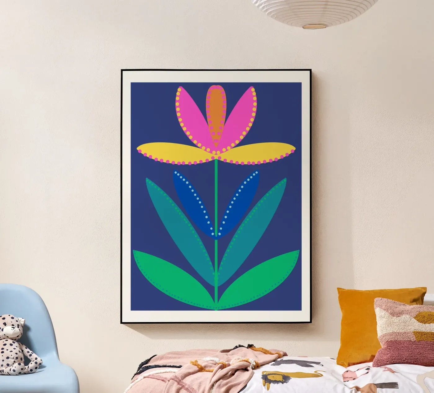 Tulipa blau big plexiglass da Miris bunte Modewelt
