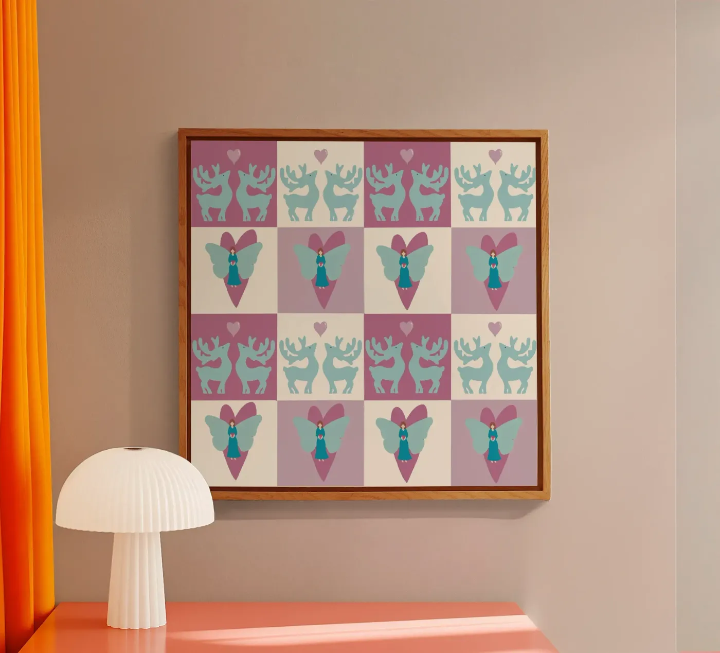 Weihnachtsschach hell plexiglass da Miris bunte Modewelt