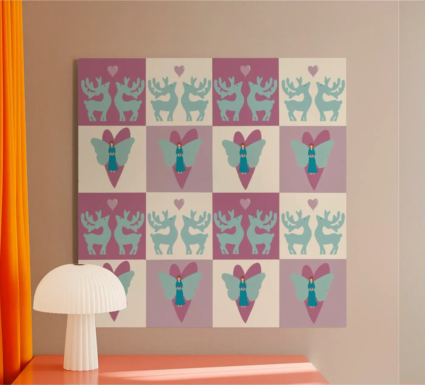 Weihnachtsschach hell plexiglass da Miris bunte Modewelt