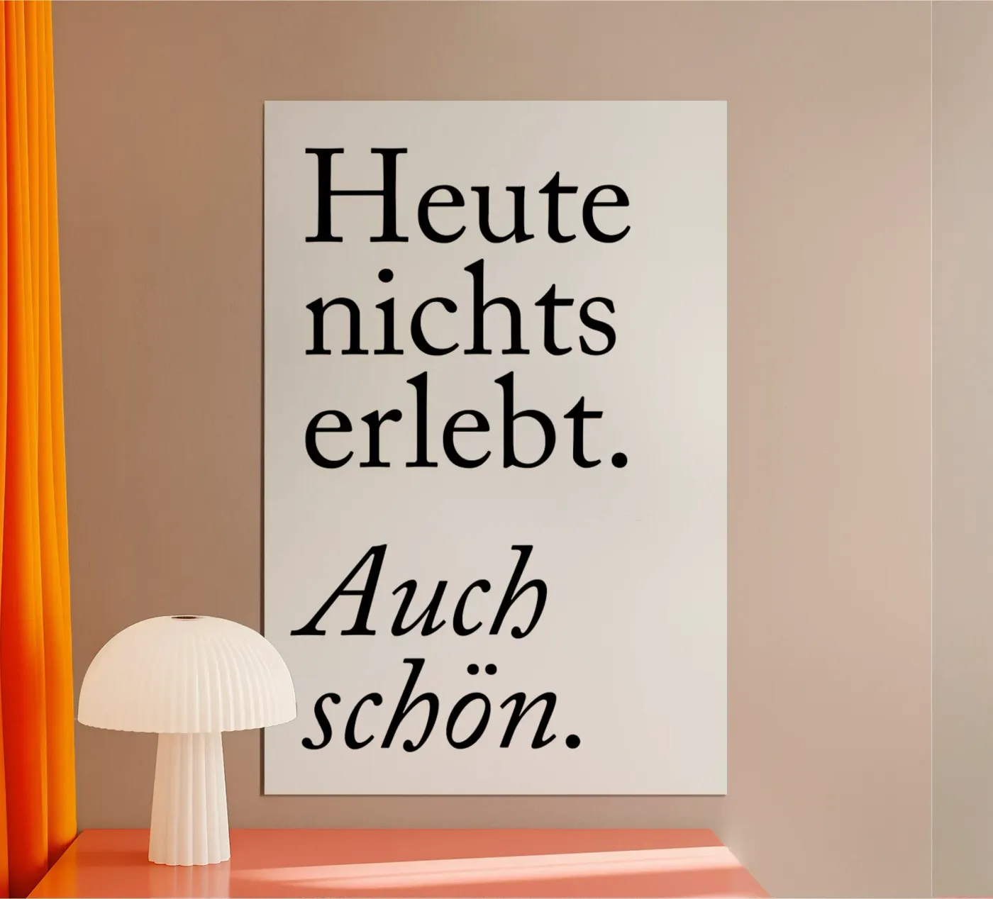 Auch Schön poster da typealive