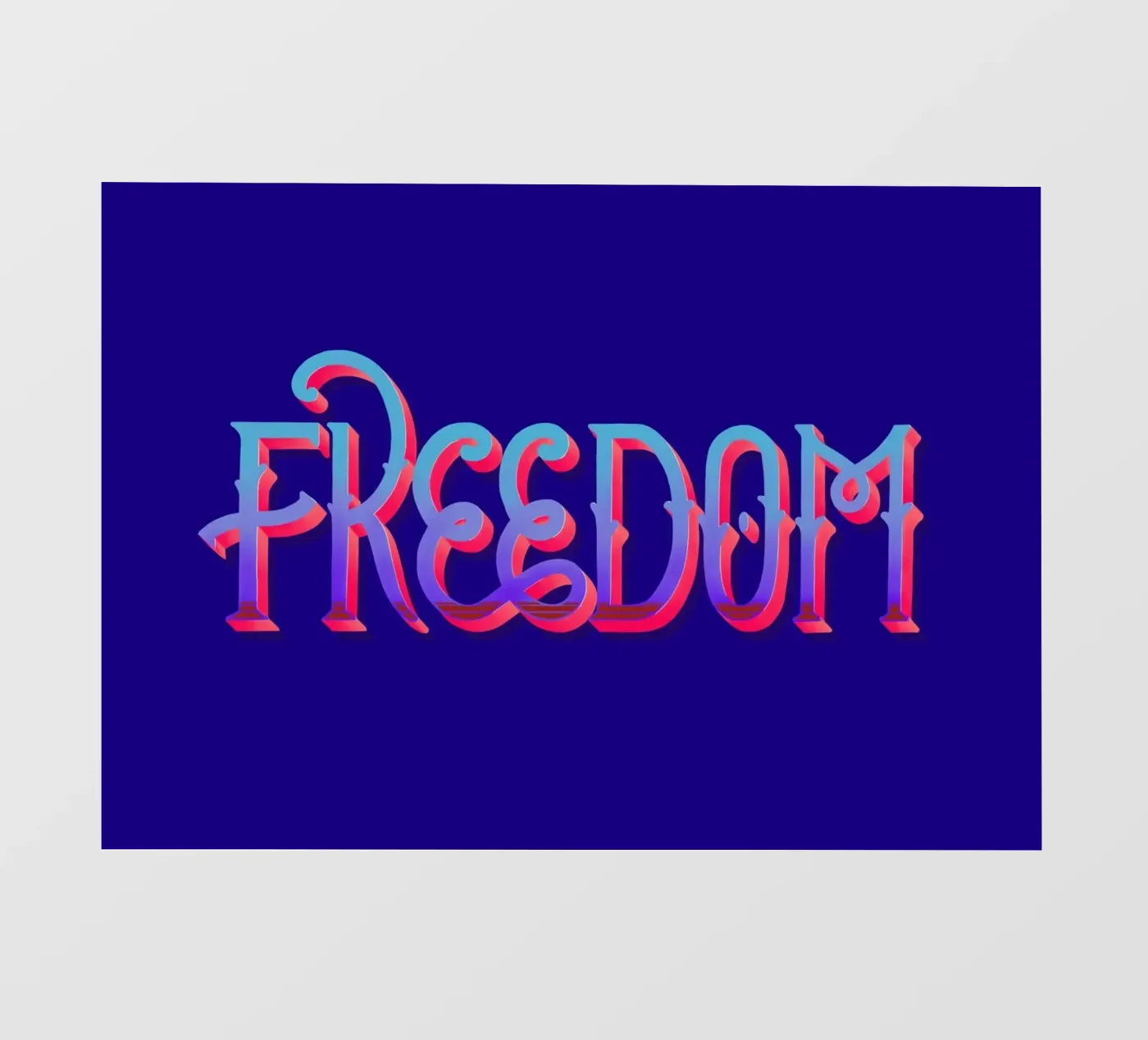 Freedom pellicola backlit da Glettering