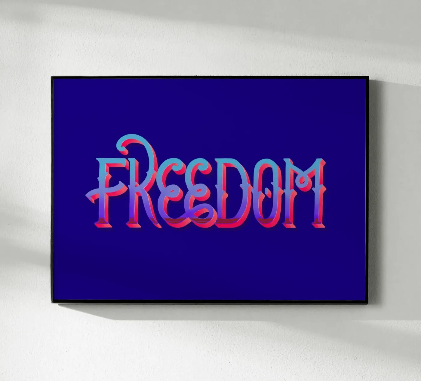 Freedom plexiglas de Glettering