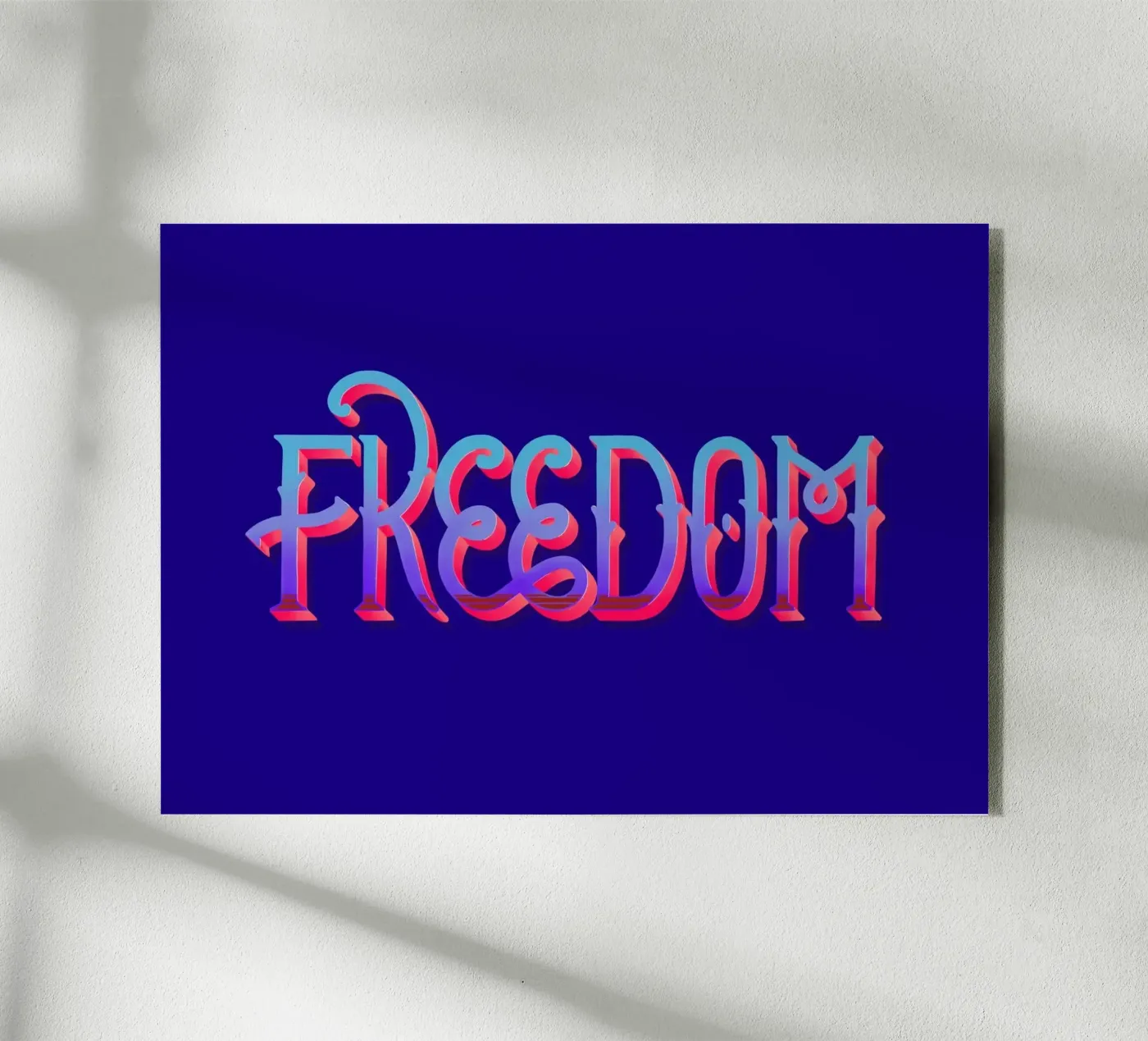 Freedom plexiglas de Glettering