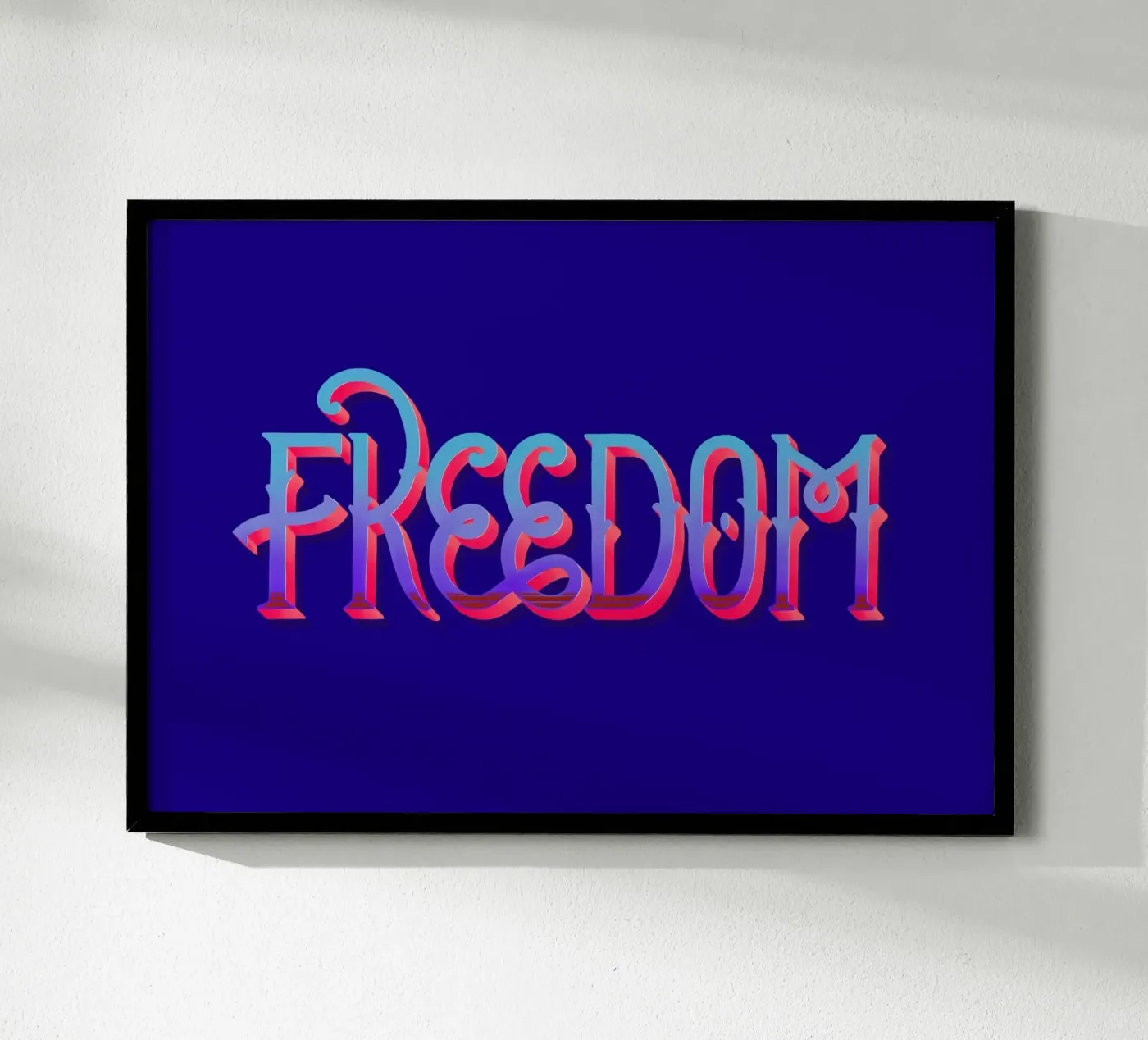 Freedom poster by Glettering