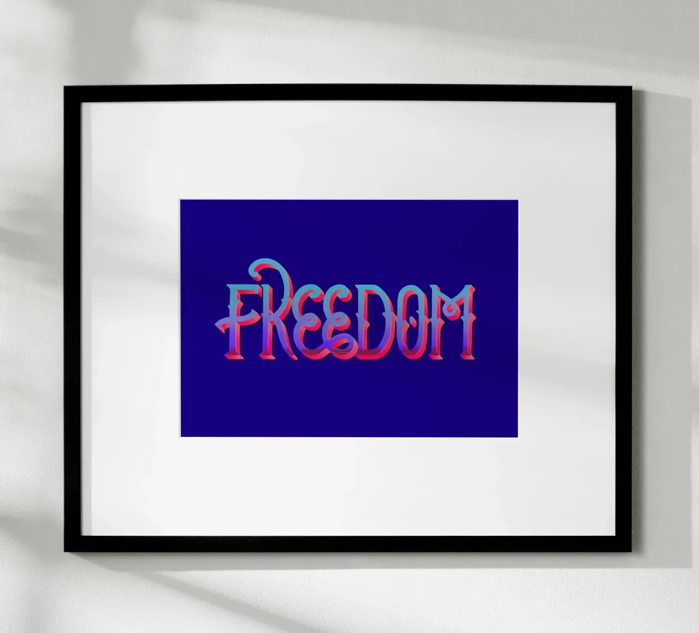 Freedom poster by Glettering