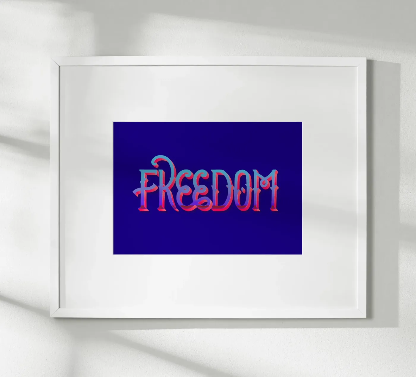 Freedom poster by Glettering