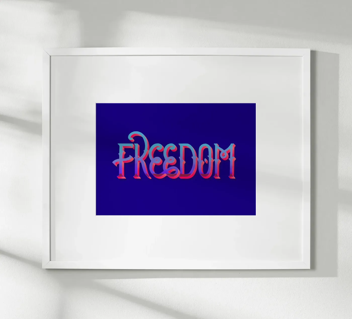 Freedom Poster von Glettering
