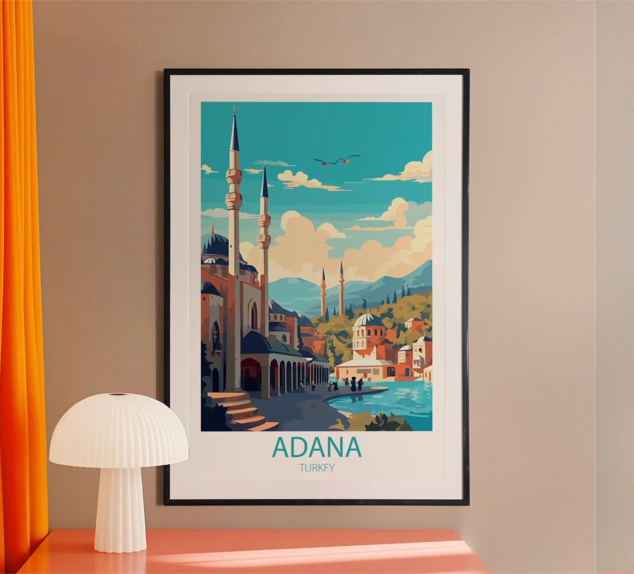 Adana Turkey Poster von ramosashop