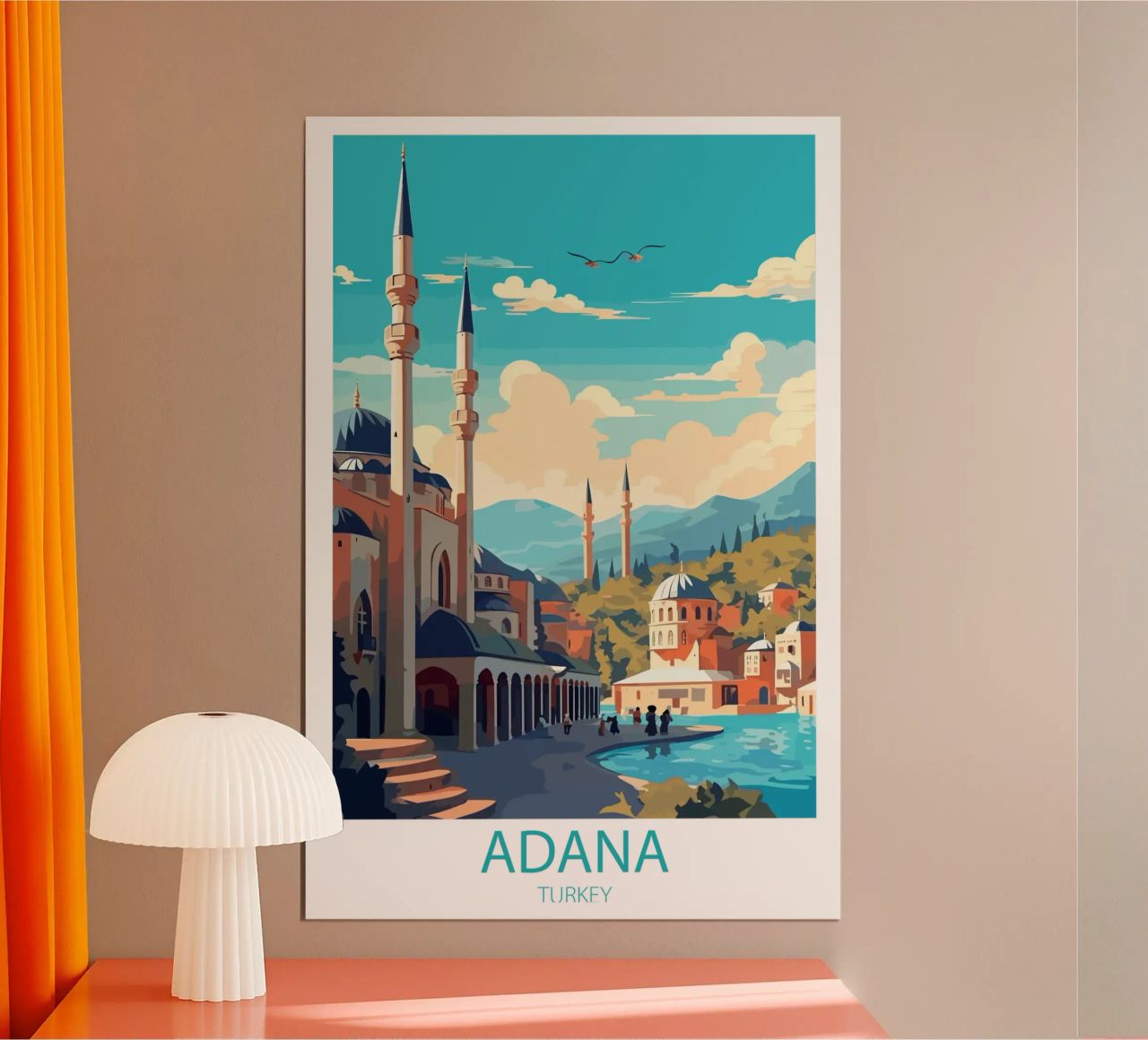 Adana Turkey Poster von ramosashop