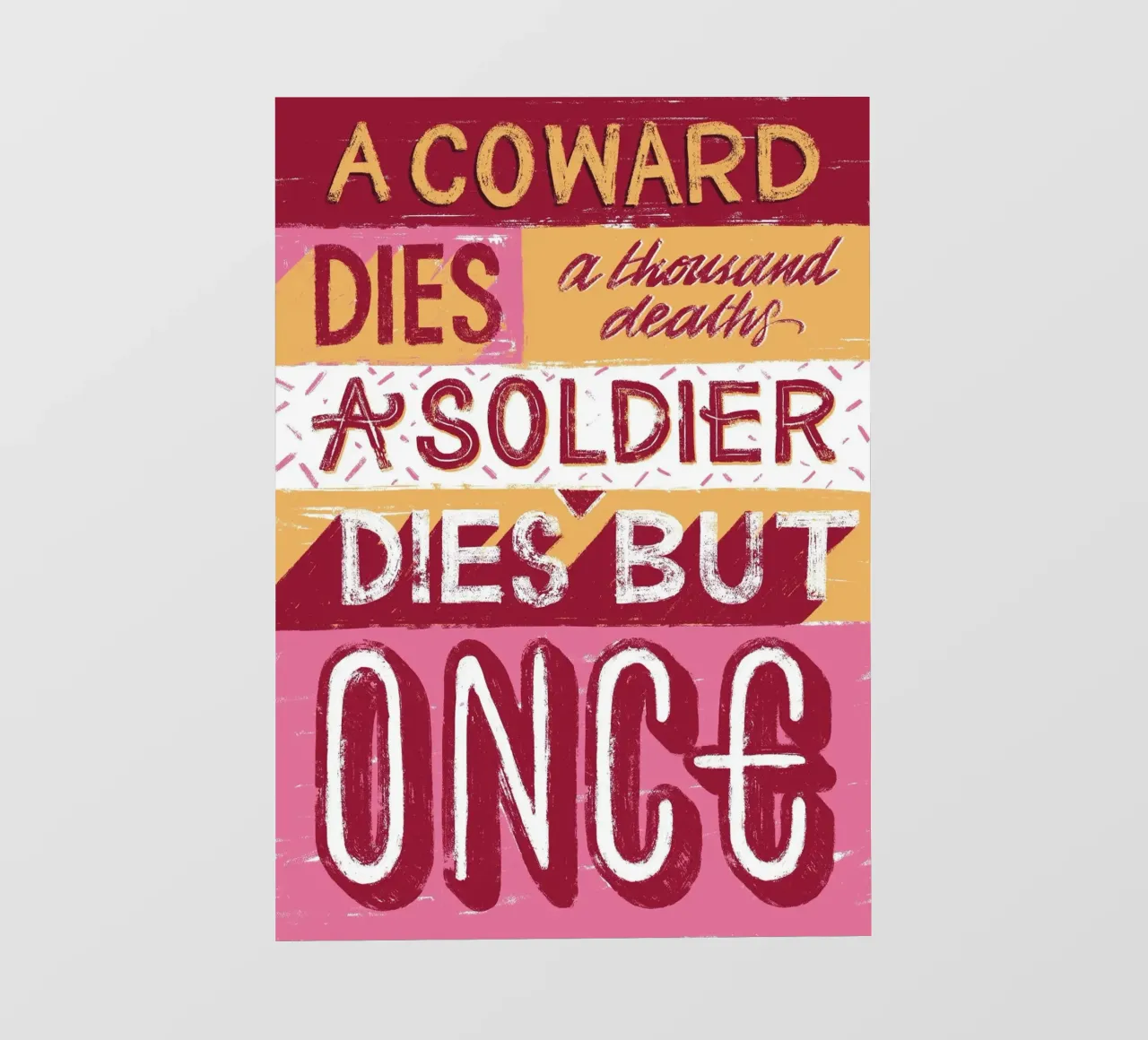 A soldier dies but once pellicola backlit da Glettering