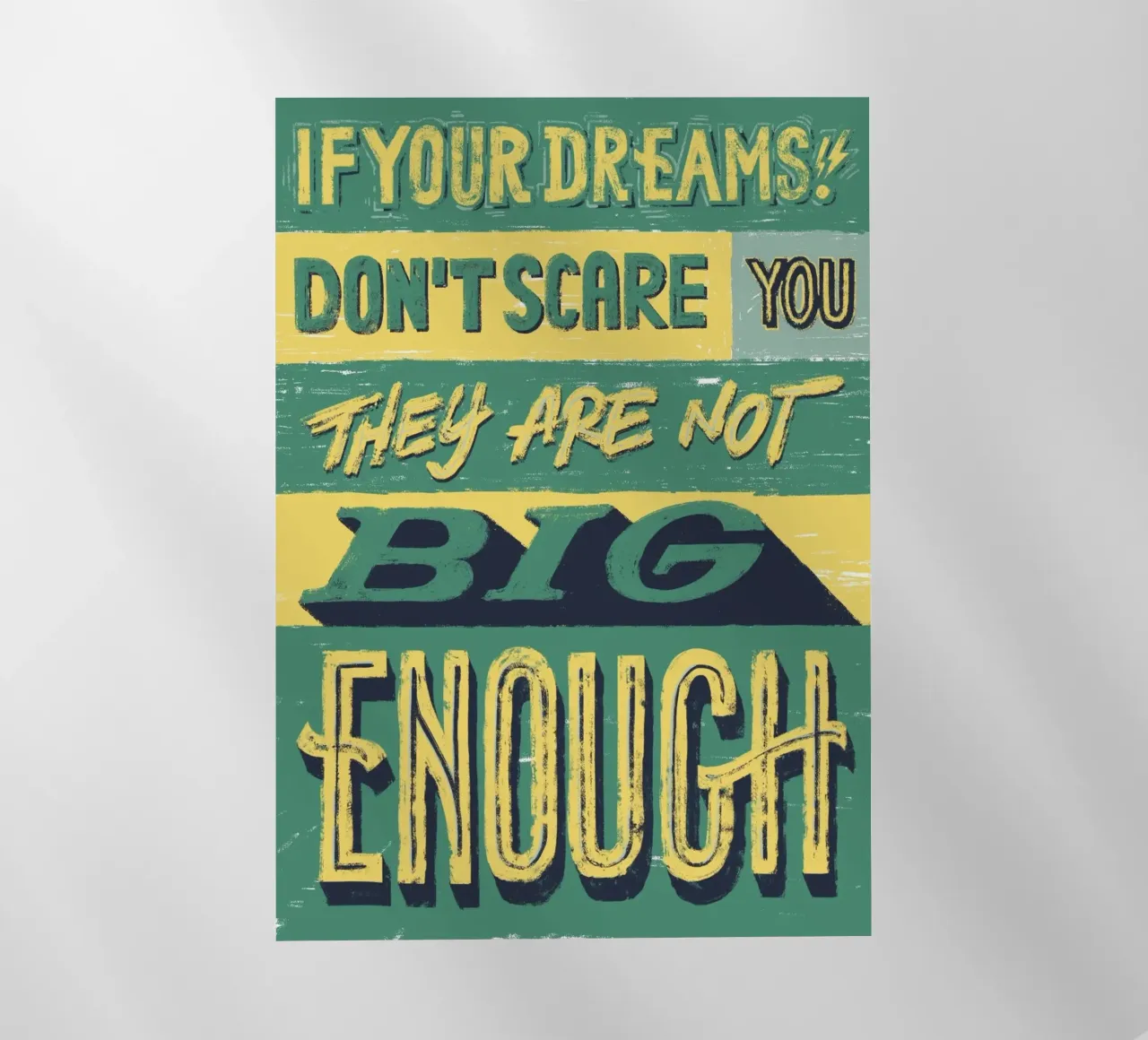 If your dreams pellicola backlit da Glettering