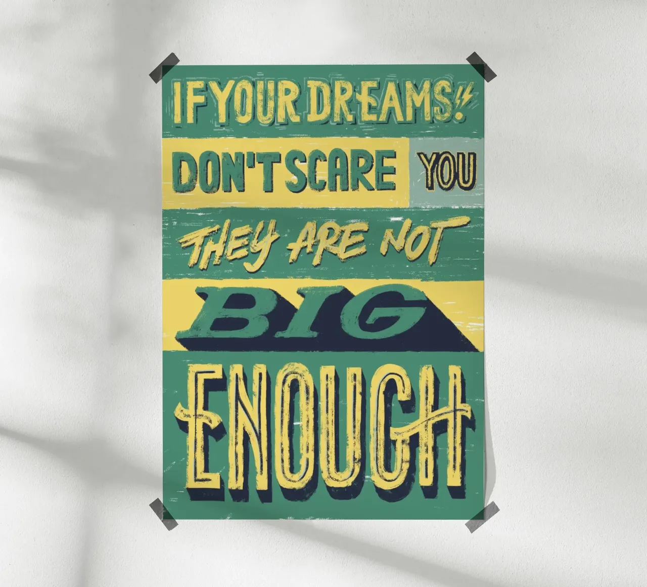 If your dreams carta hahnemühle da Glettering