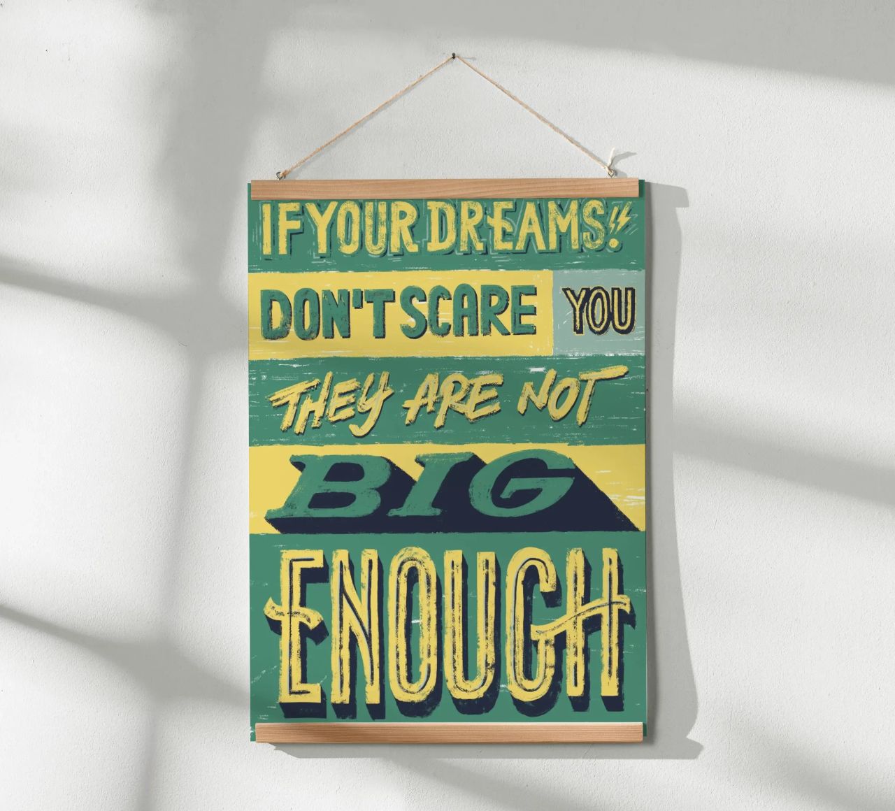 If your dreams poster van Glettering
