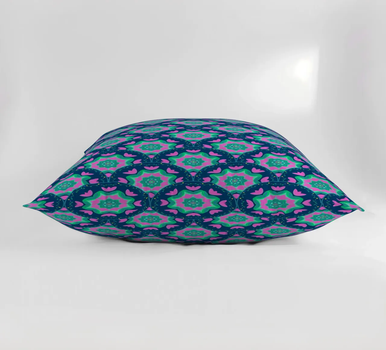Tulipa blau Muschelmuster cuscino da Miris bunte Modewelt