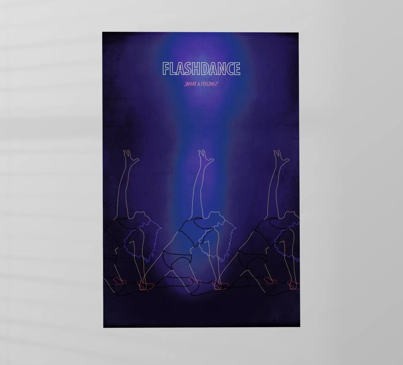 Flashdance film rétro-éclairé de Fräulein Fisher