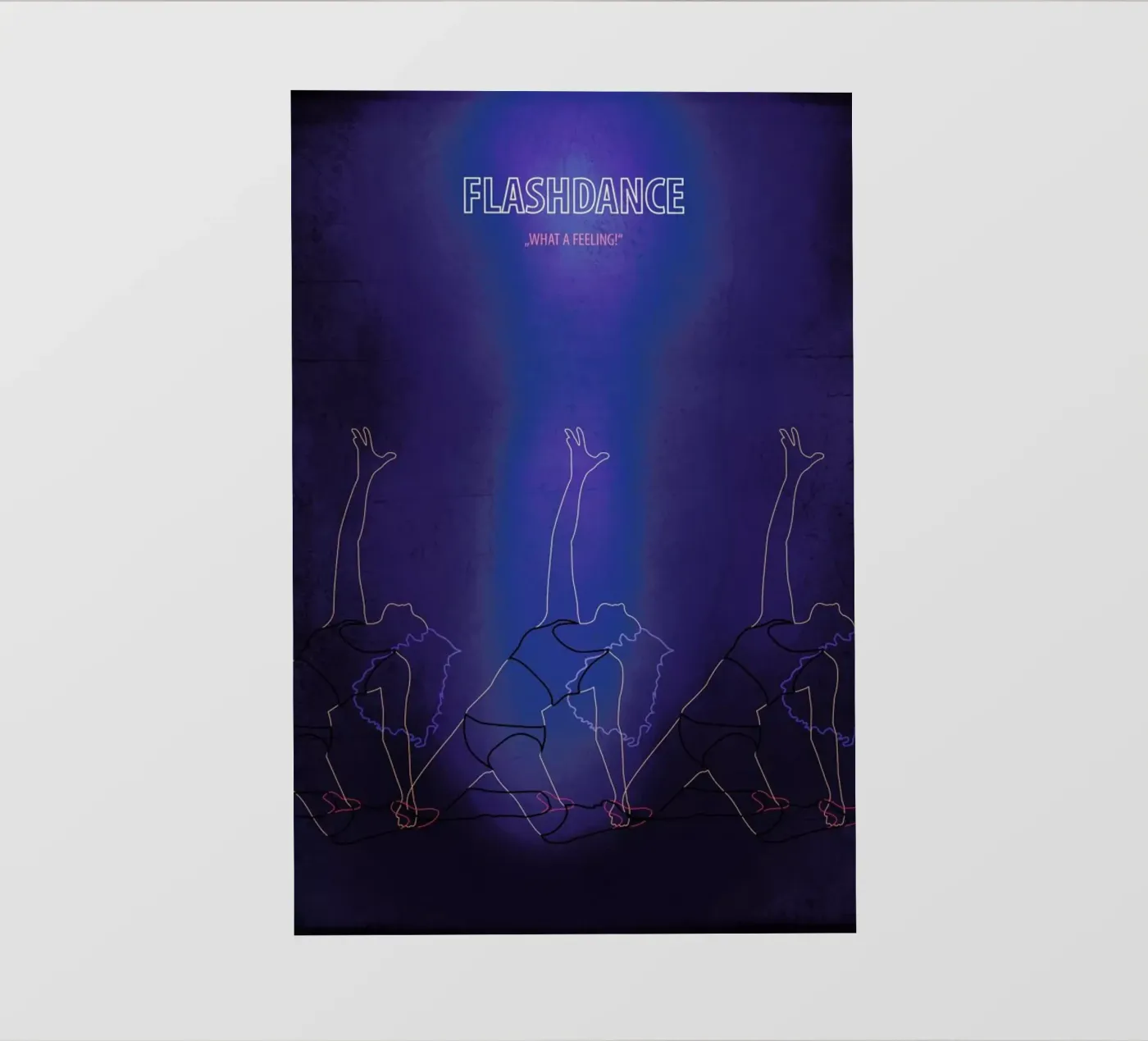 Flashdance film rétro-éclairé de Fräulein Fisher