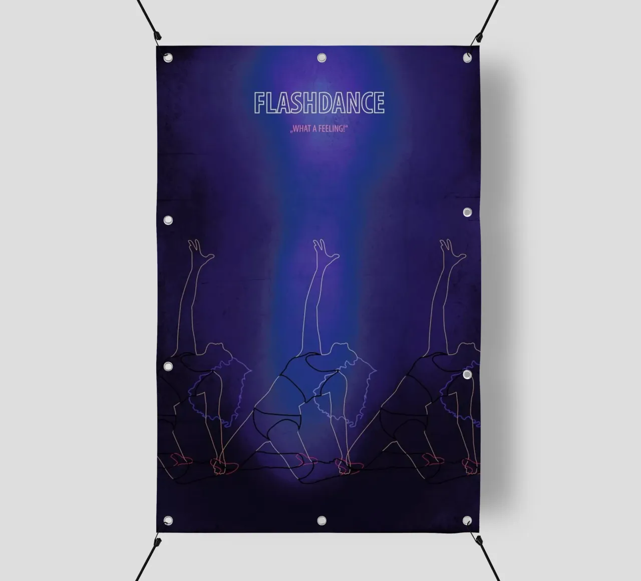 Flashdance telo in pvc da Fräulein Fisher