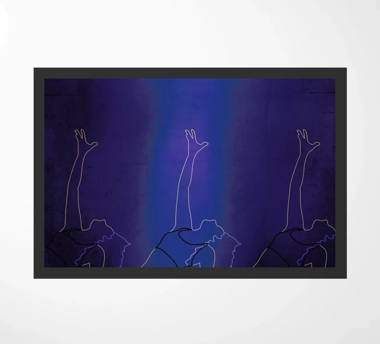 Flashdance doormat by Fräulein Fisher