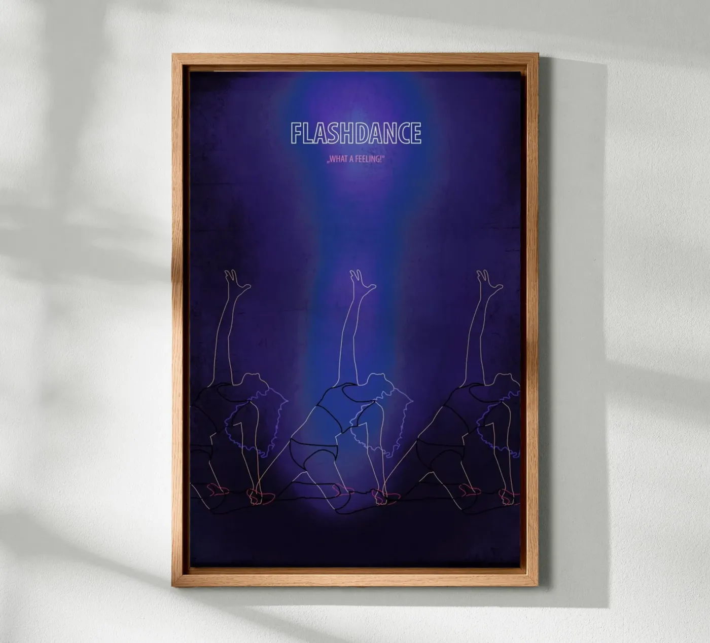 Flashdance Leinwand von Fräulein Fisher