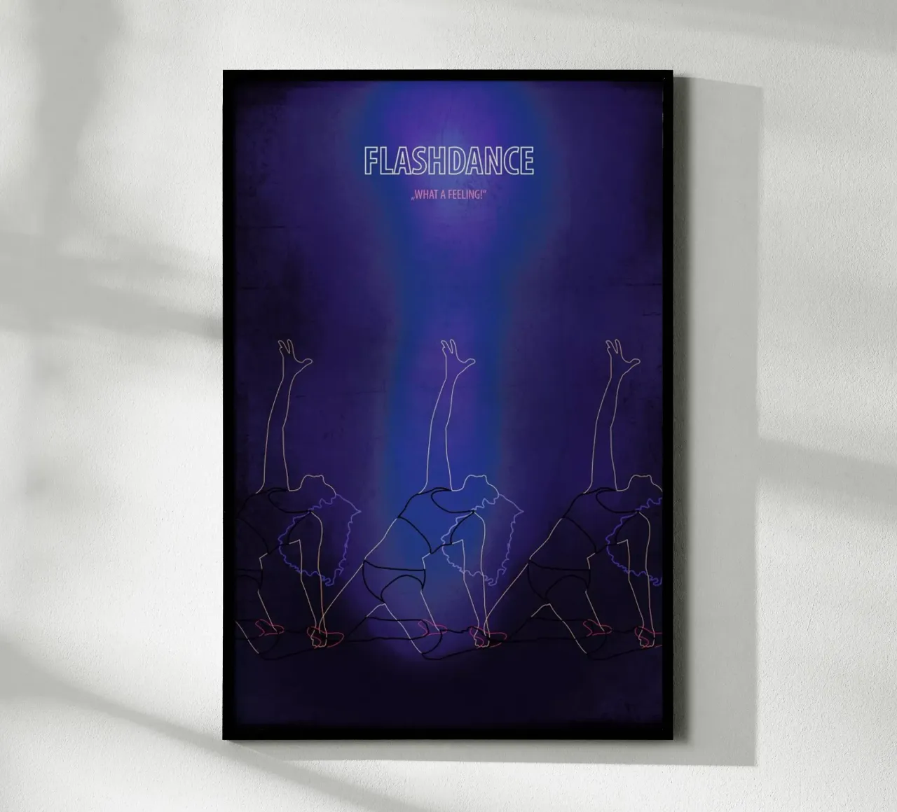 Flashdance poster by Fräulein Fisher
