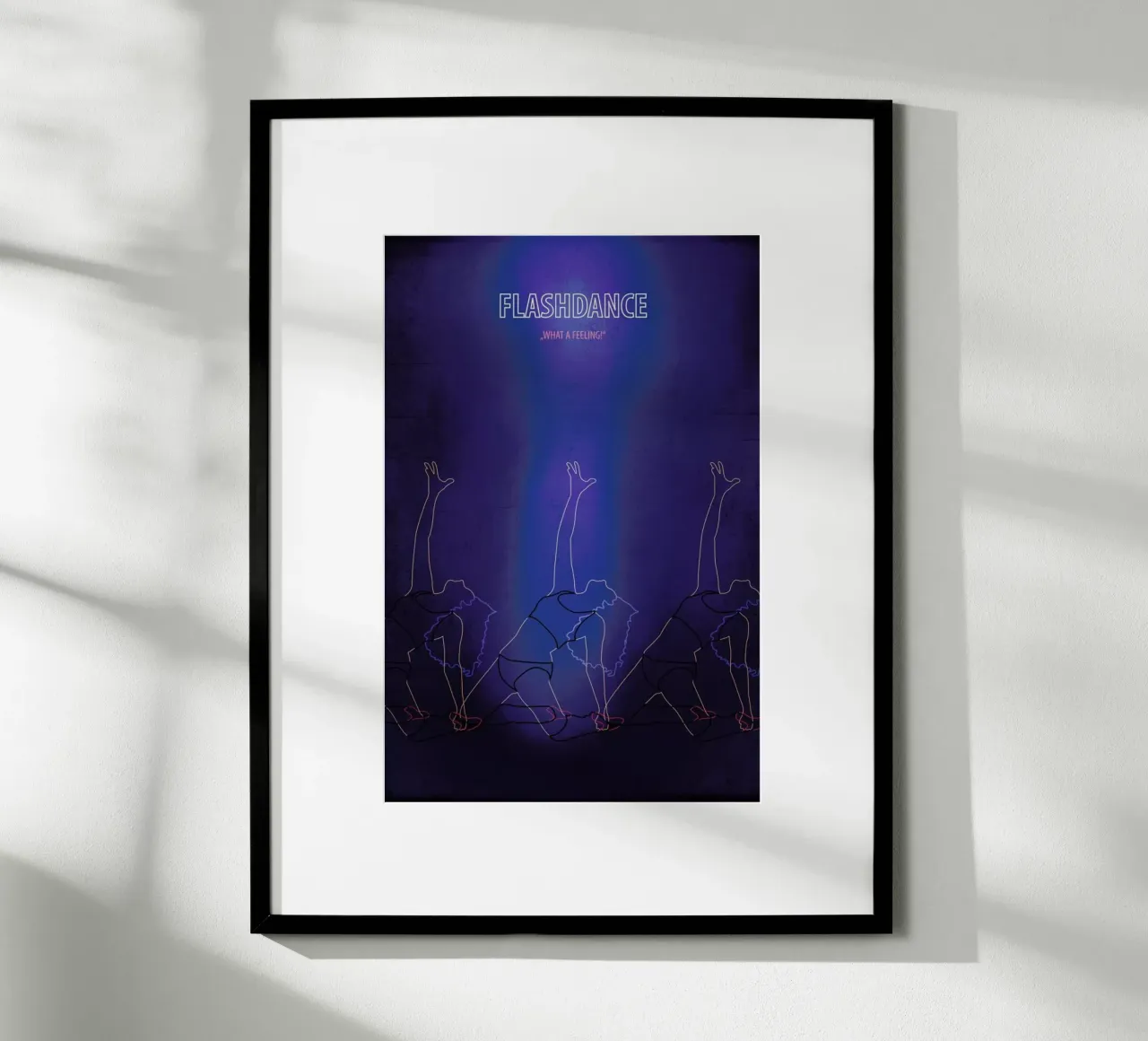 Flashdance poster by Fräulein Fisher