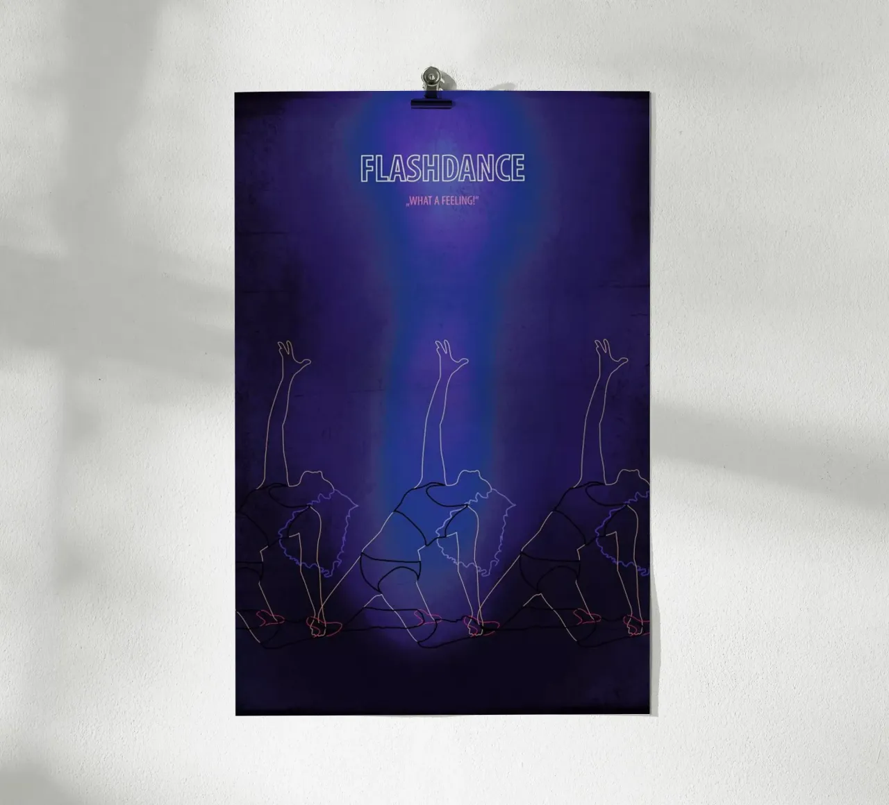 Flashdance poster by Fräulein Fisher