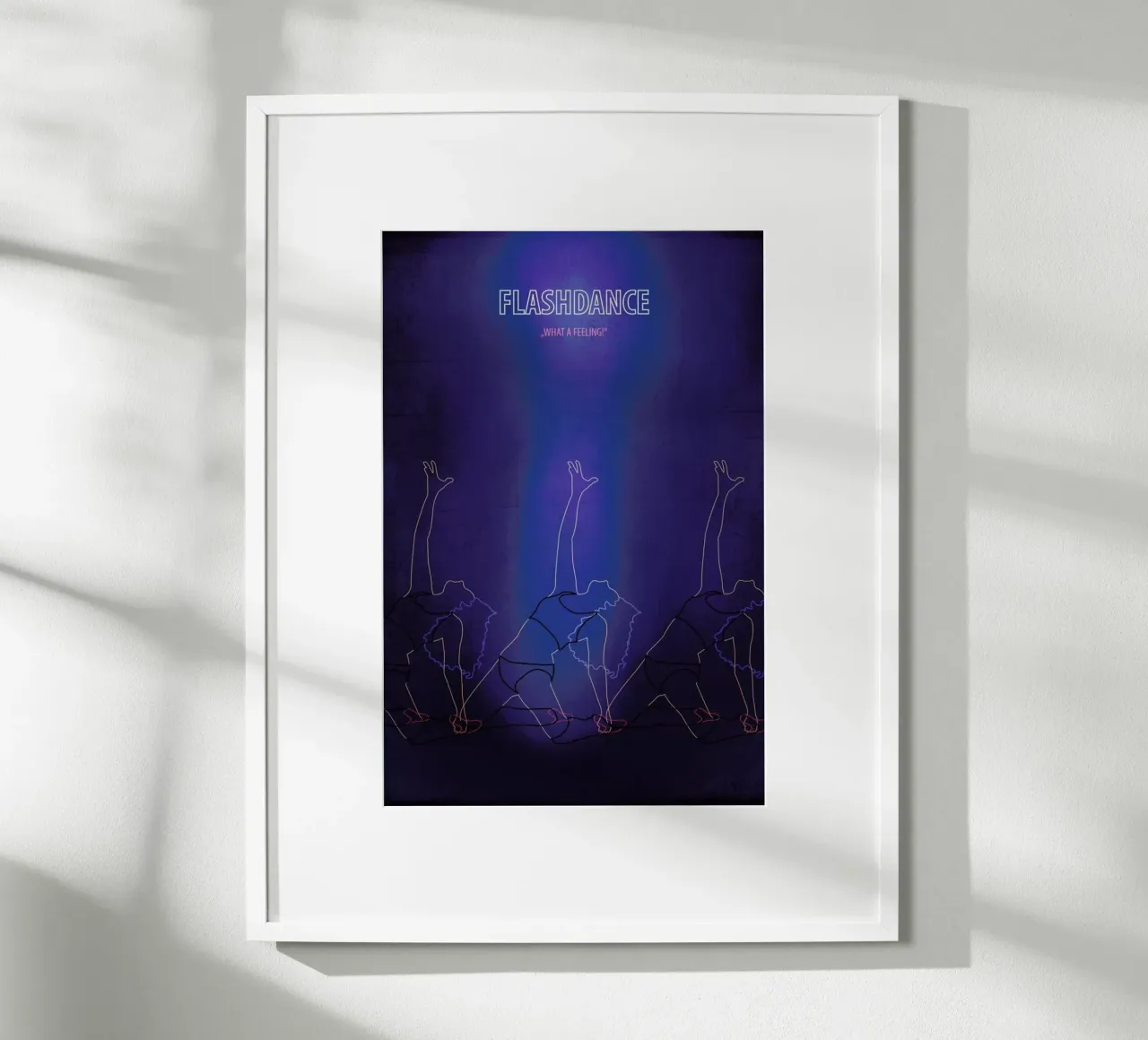 Flashdance poster by Fräulein Fisher